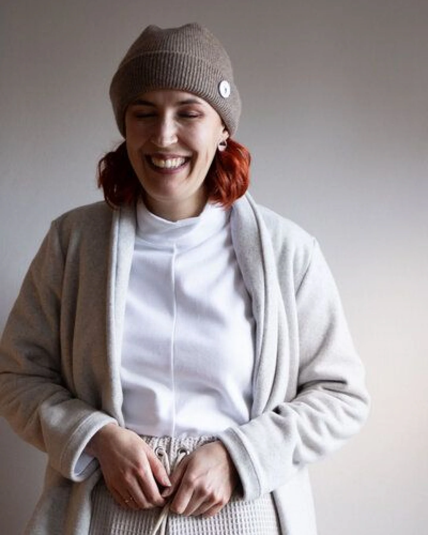 Ecostories Cardigan Kuschelwerk aus 100% Baumwollfleece – Ansicht 2