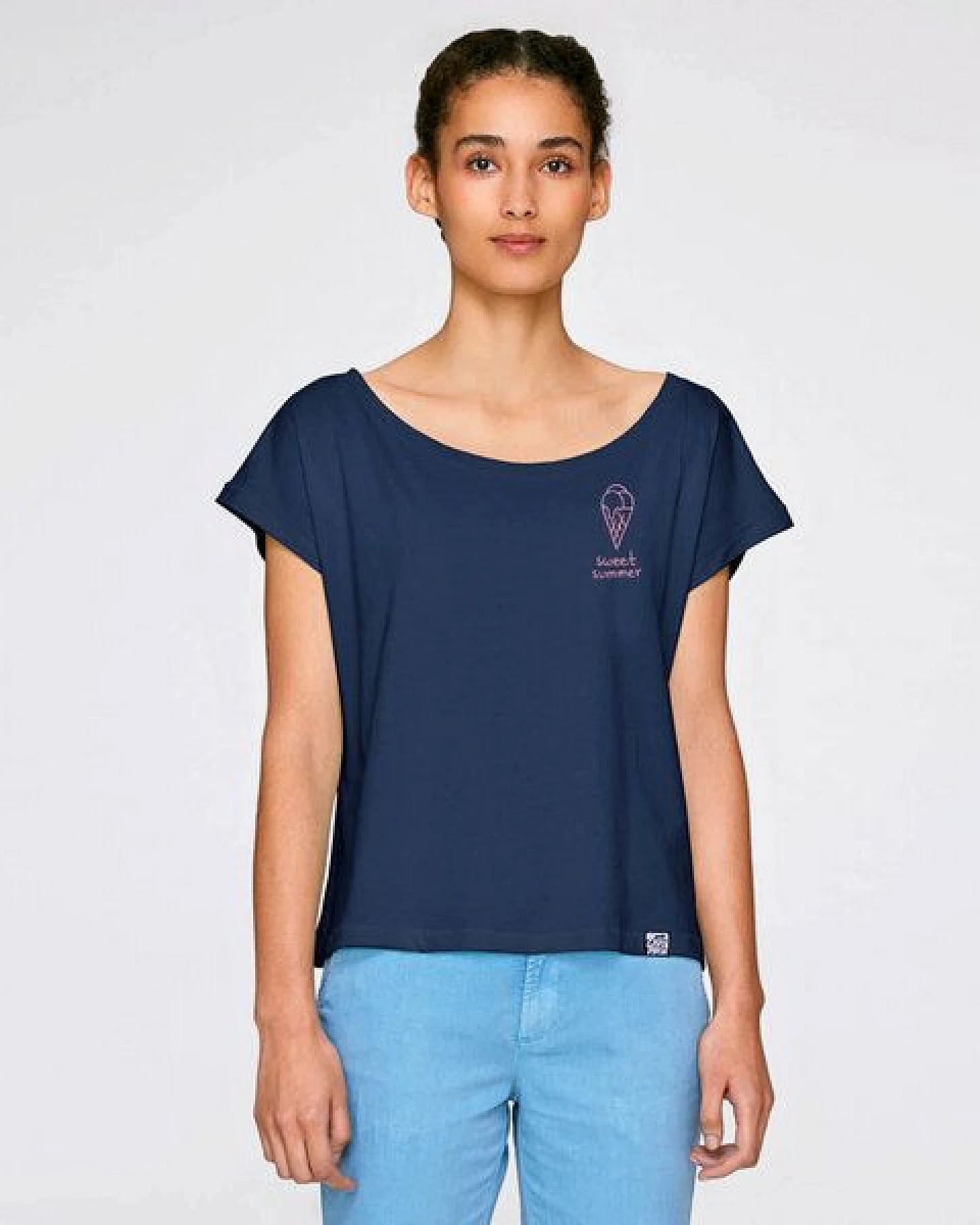 GARY MASH Cropped Shirt Sweet Summer aus Biobaumwolle – Ansicht 2
