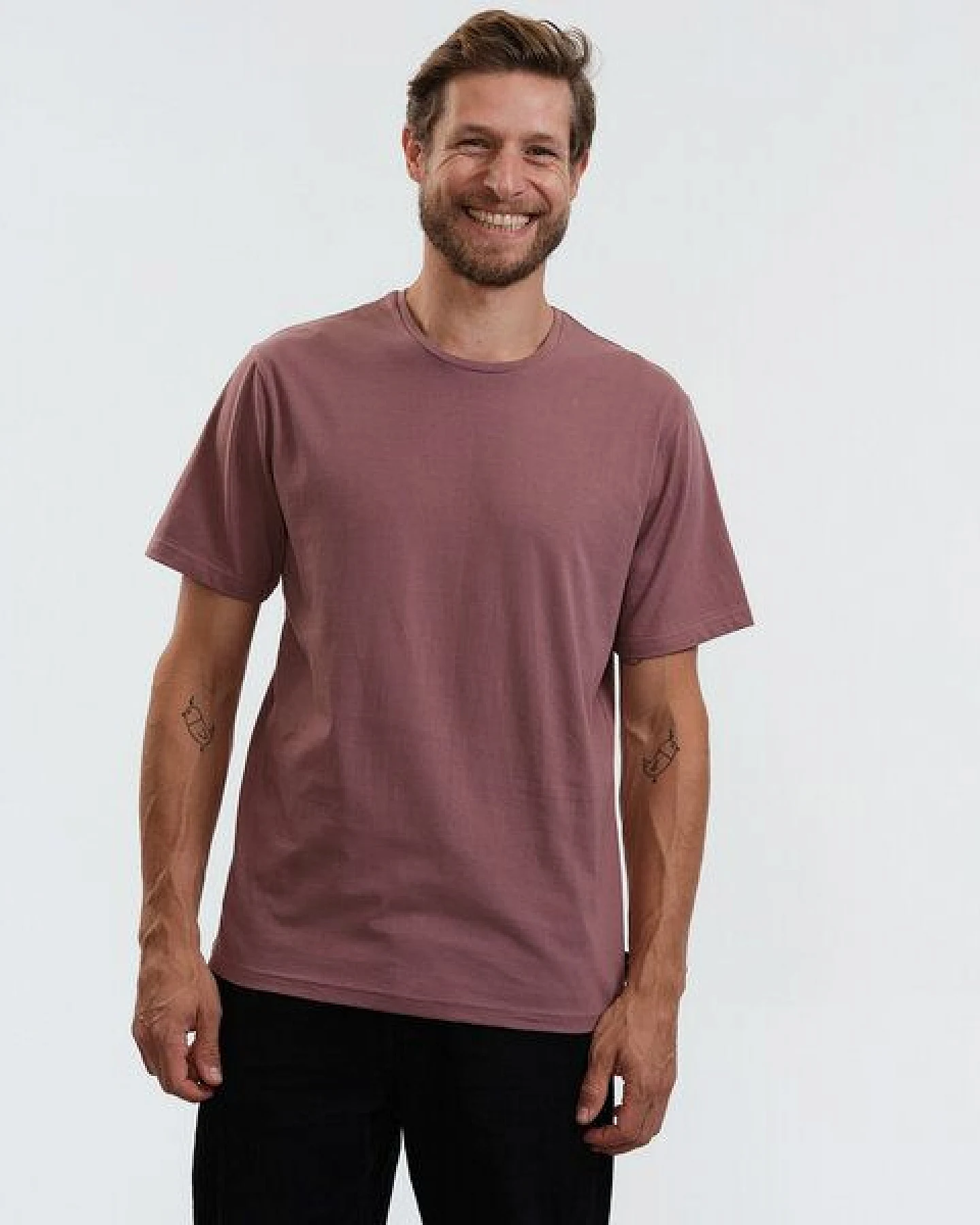 GARY MASH Herren Basic T-Shirt aus Biobaumwolle – Ansicht 2
