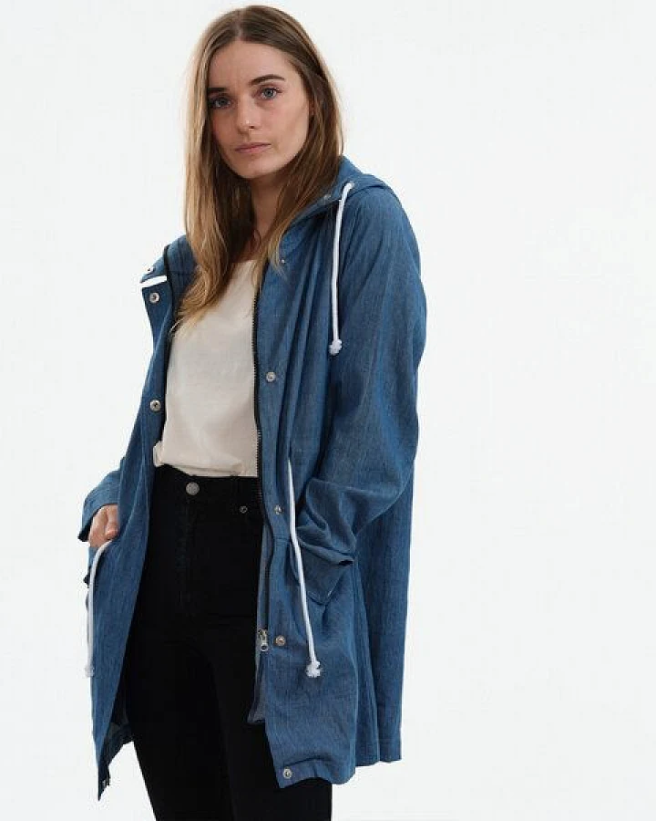 GARY MASH Parka Brooks aus Light Denim aus Bio-Baumwolle