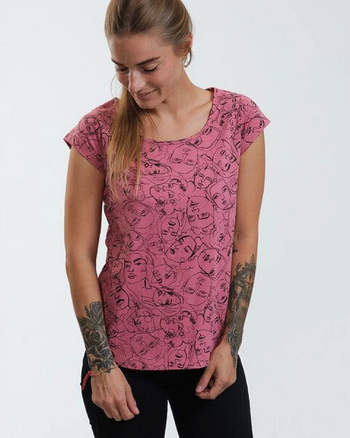 GARY MASH Shirt Asheville Faces aus Bio-Baumwolle