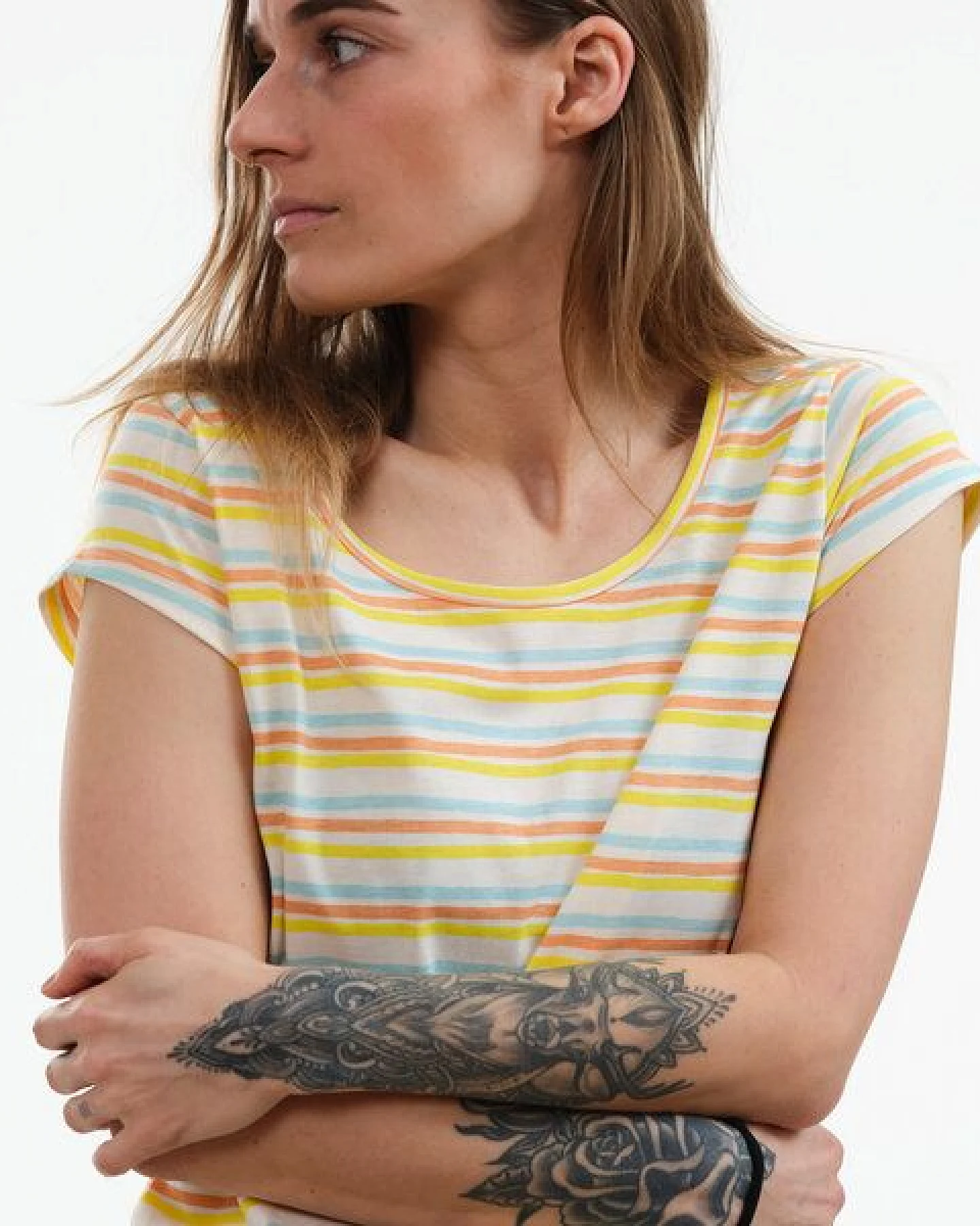 GARY MASH Shirt Asheville Ringel aus Biobaumwolle – Ansicht 2