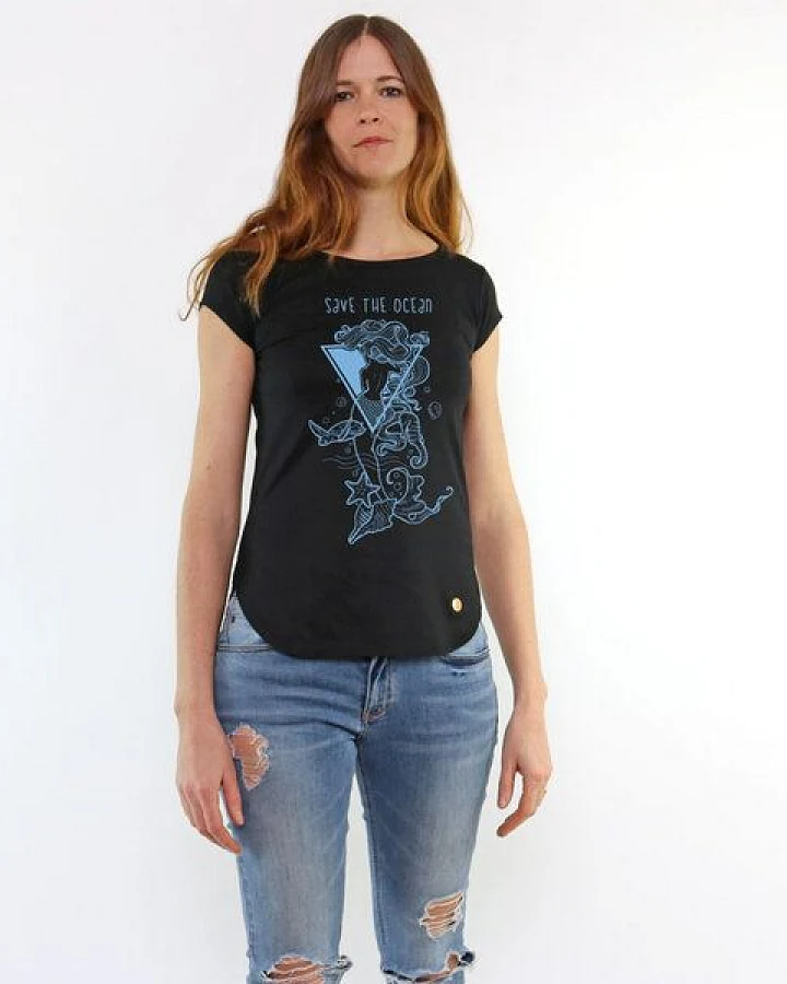 GARY MASH Shirt Asheville Save the Ocean aus Biobaumwolle