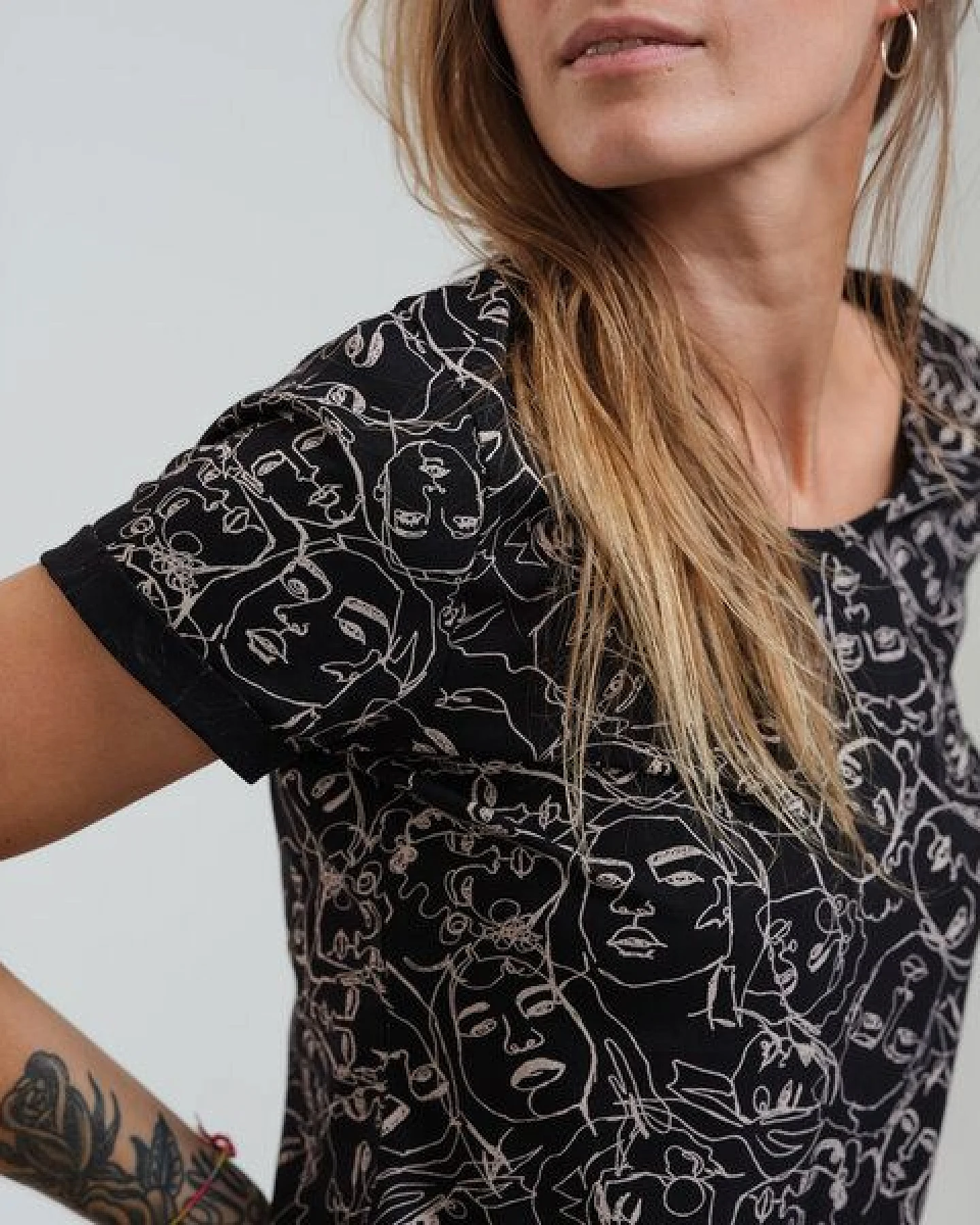 GARY MASH Shirt Taylor Faces aus Bio-Baumwolle – Ansicht 2