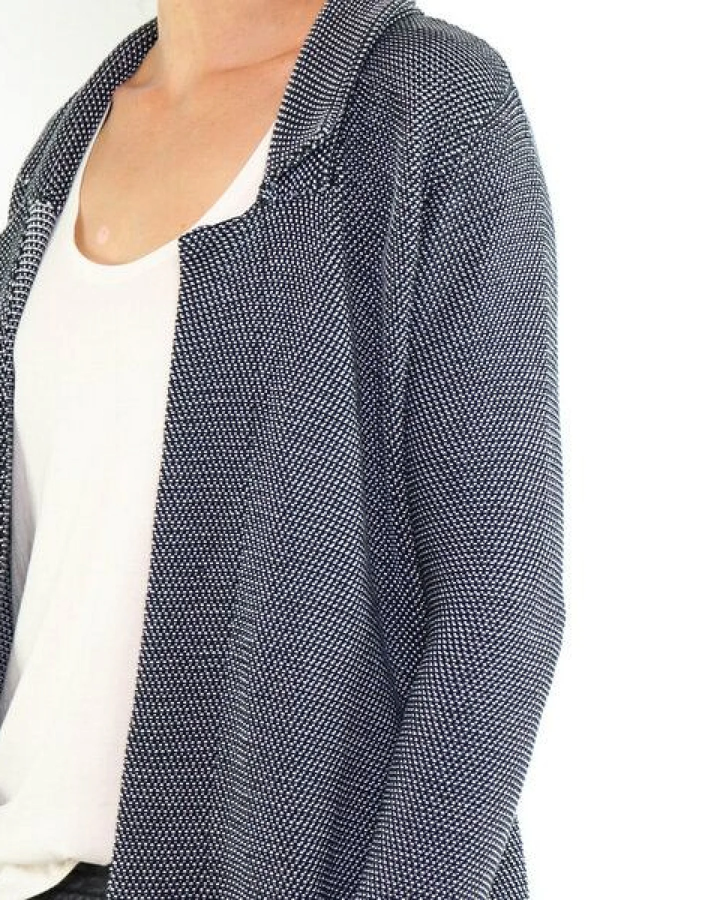 GARY MASH Strickmantel Elma Mélange aus Biobaumwolle – Ansicht 4