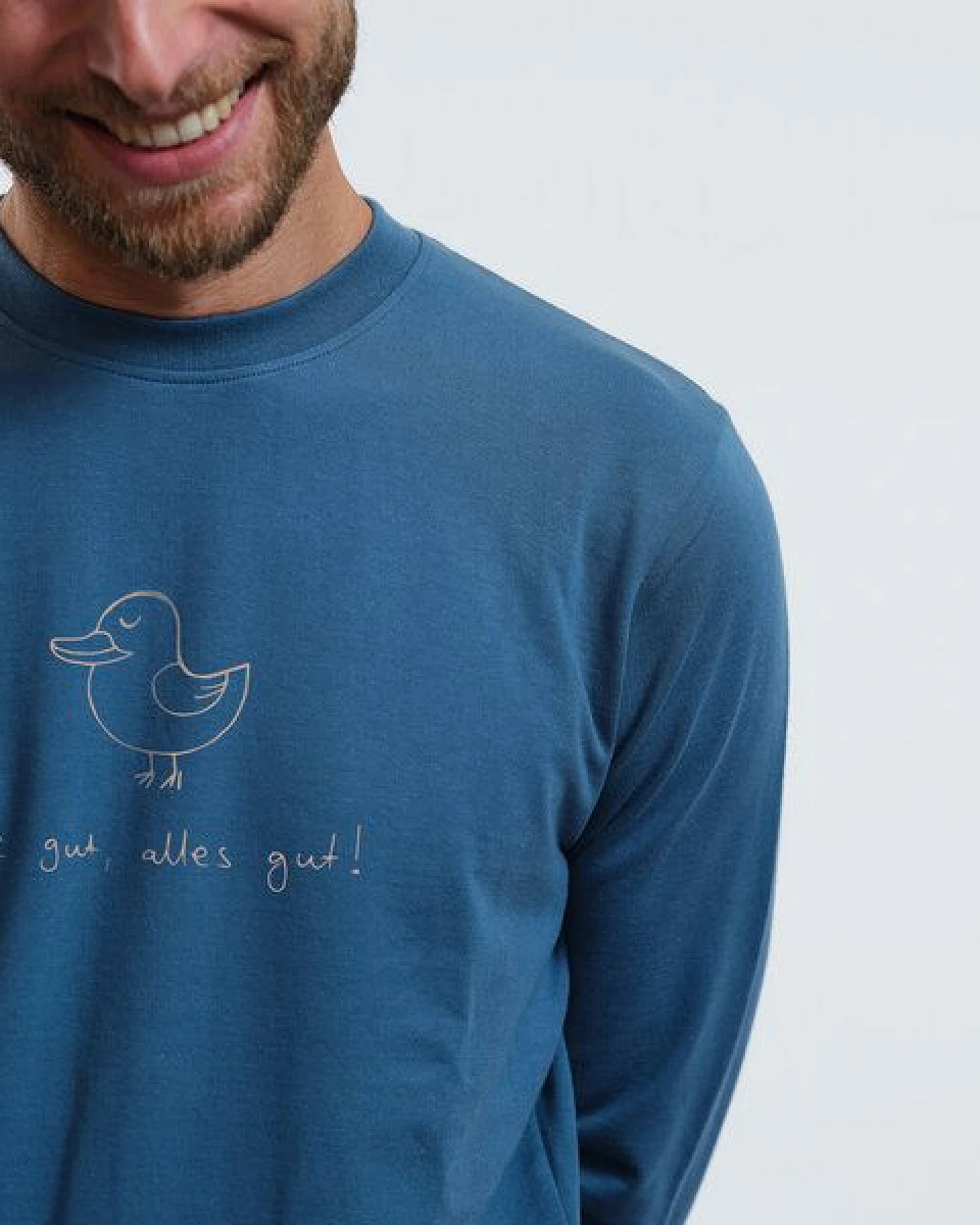 GARY MASH Sweatshirt Ente gut, alles gut! aus Biobaumwolle – Ansicht 3