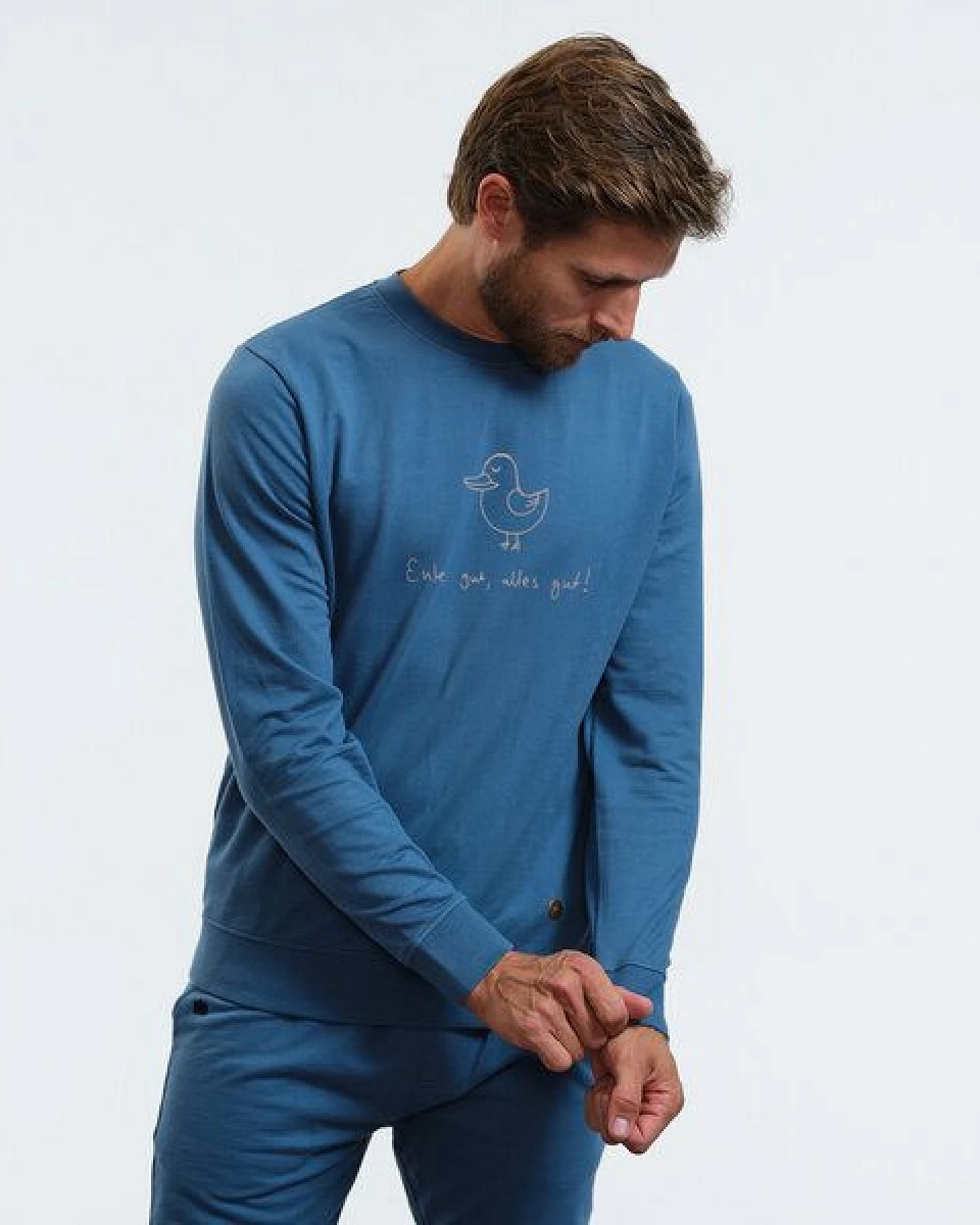 GARY MASH Sweatshirt Ente gut, alles gut! aus Biobaumwolle – Ansicht 4