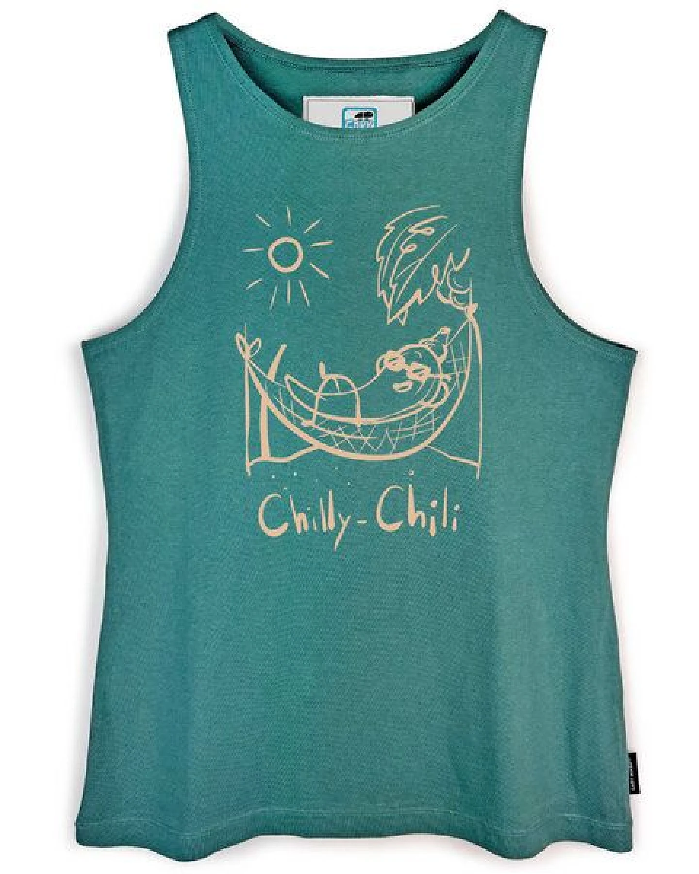 GARY MASH Tanktop Grace Chilly Chili in der Hängematte aus Biobaumwolle – Ansicht 4