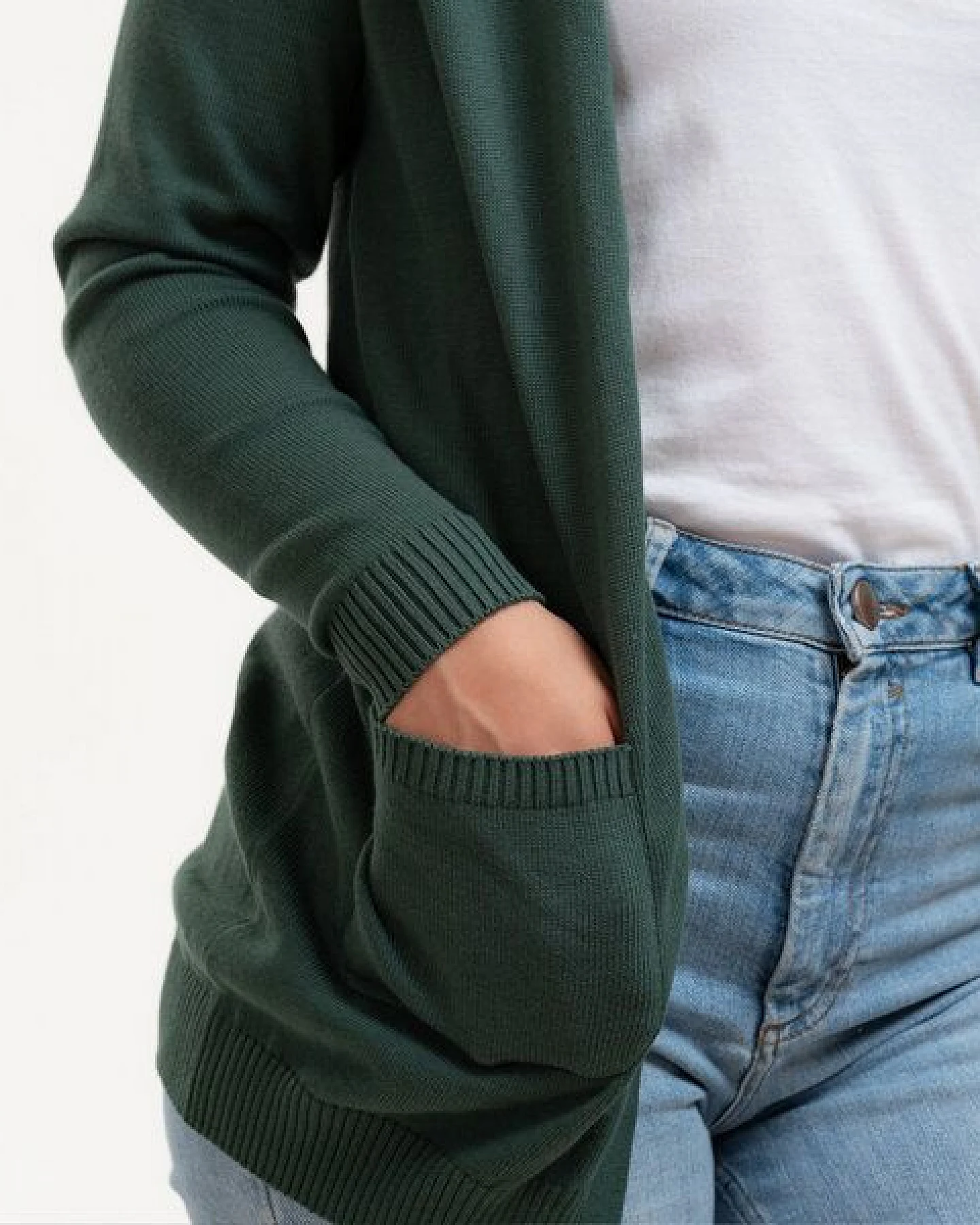 GARY MASH Cardigan Holly mit Taschen aus Bio-Baumwolle – Ansicht 2
