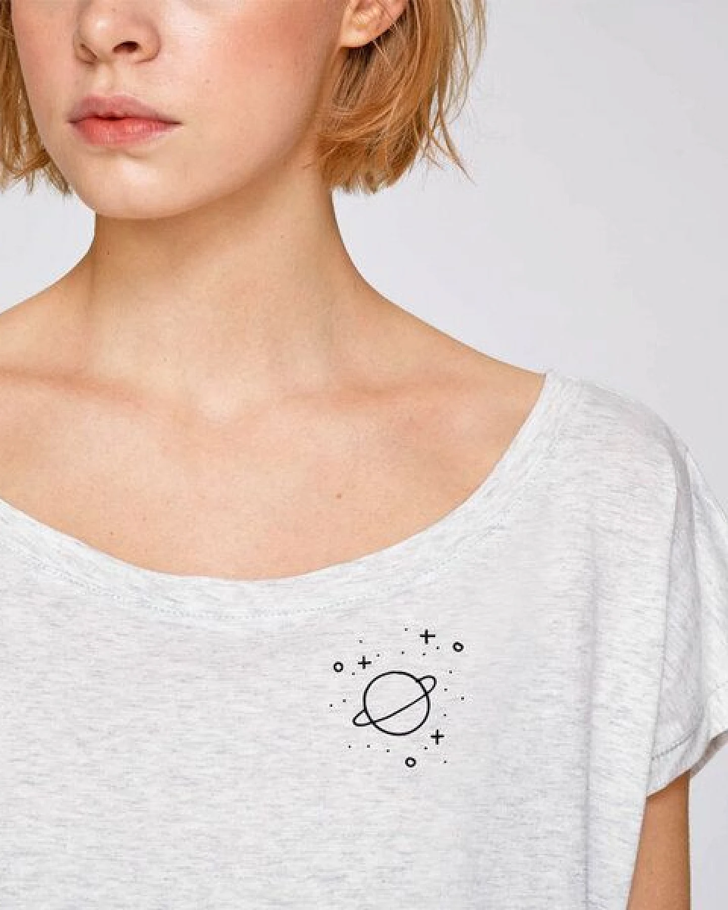 GARY MASH Cropped Shirt Atmosphere aus Biobaumwolle – Ansicht 3