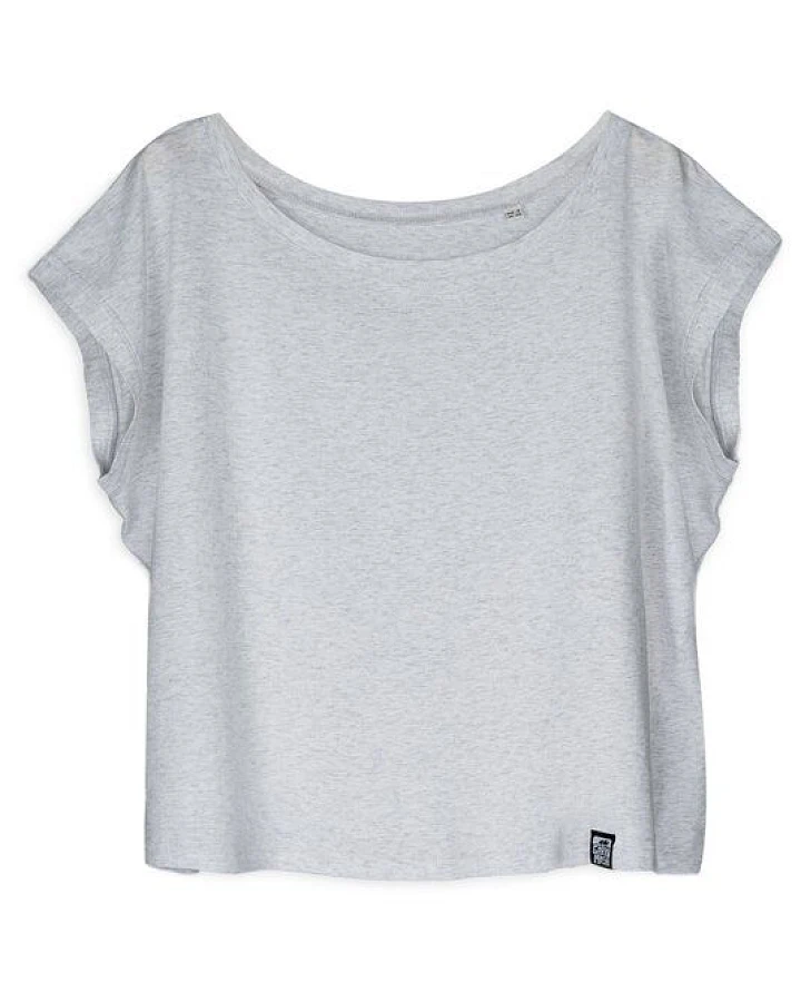 GARY MASH Cropped Shirt Basic aus Biobaumwolle