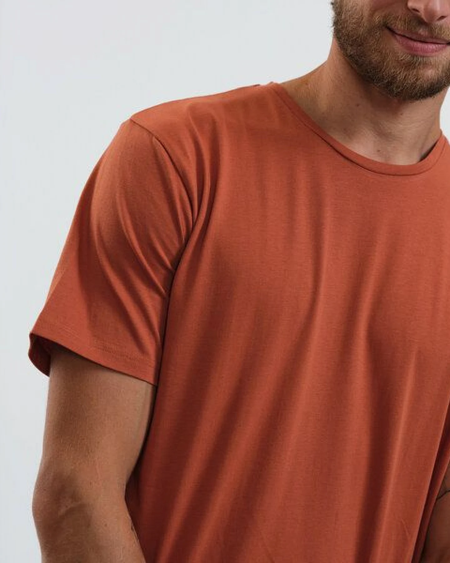 GARY MASH Herren Basic T-Shirt aus Biobaumwolle – Ansicht 3