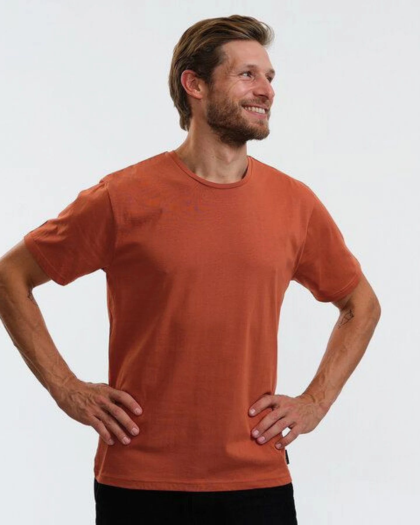 GARY MASH Herren Basic T-Shirt aus Biobaumwolle – Ansicht 4