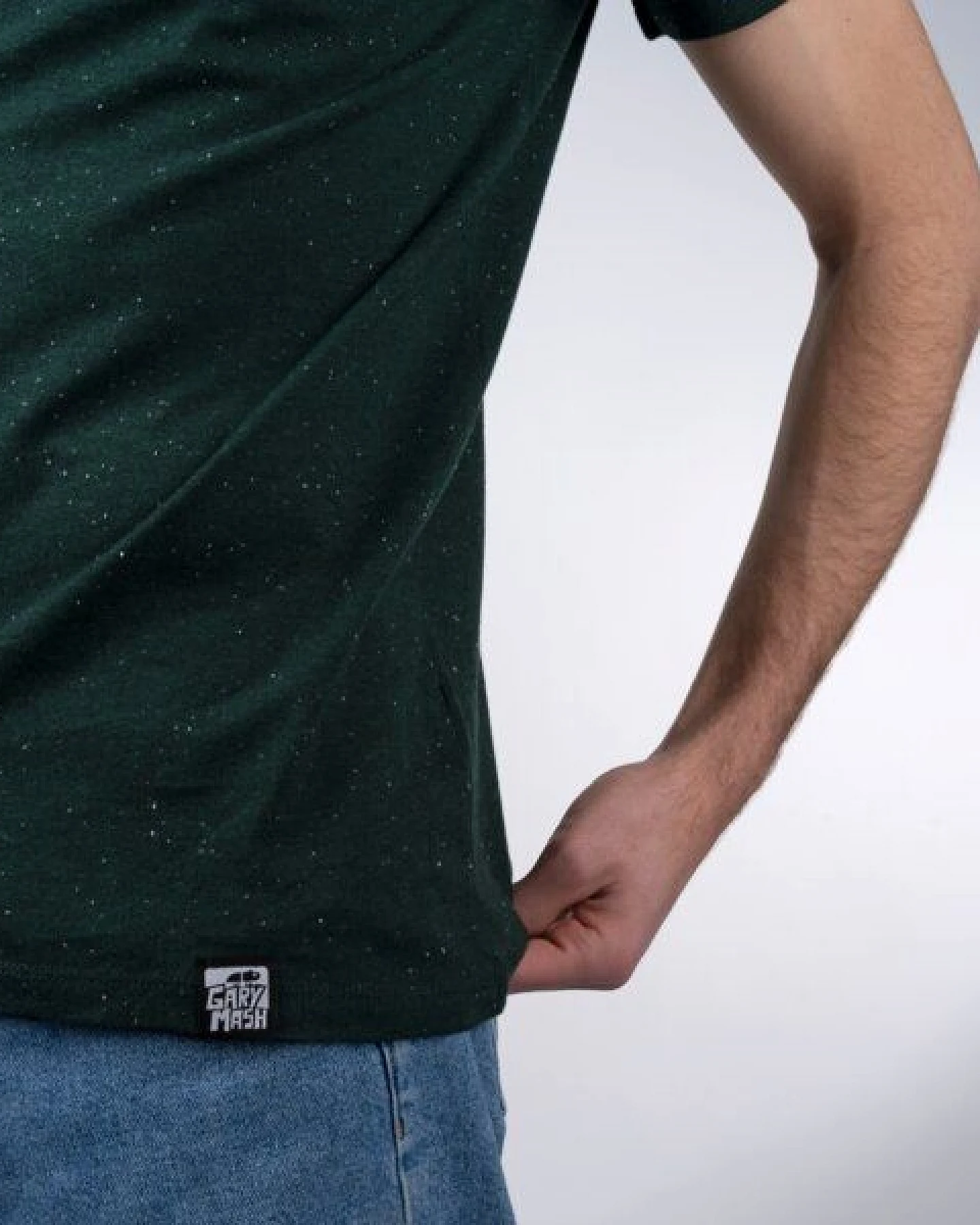 GARY MASH Herren Basic T-Shirt aus Biobaumwolle – Ansicht 2