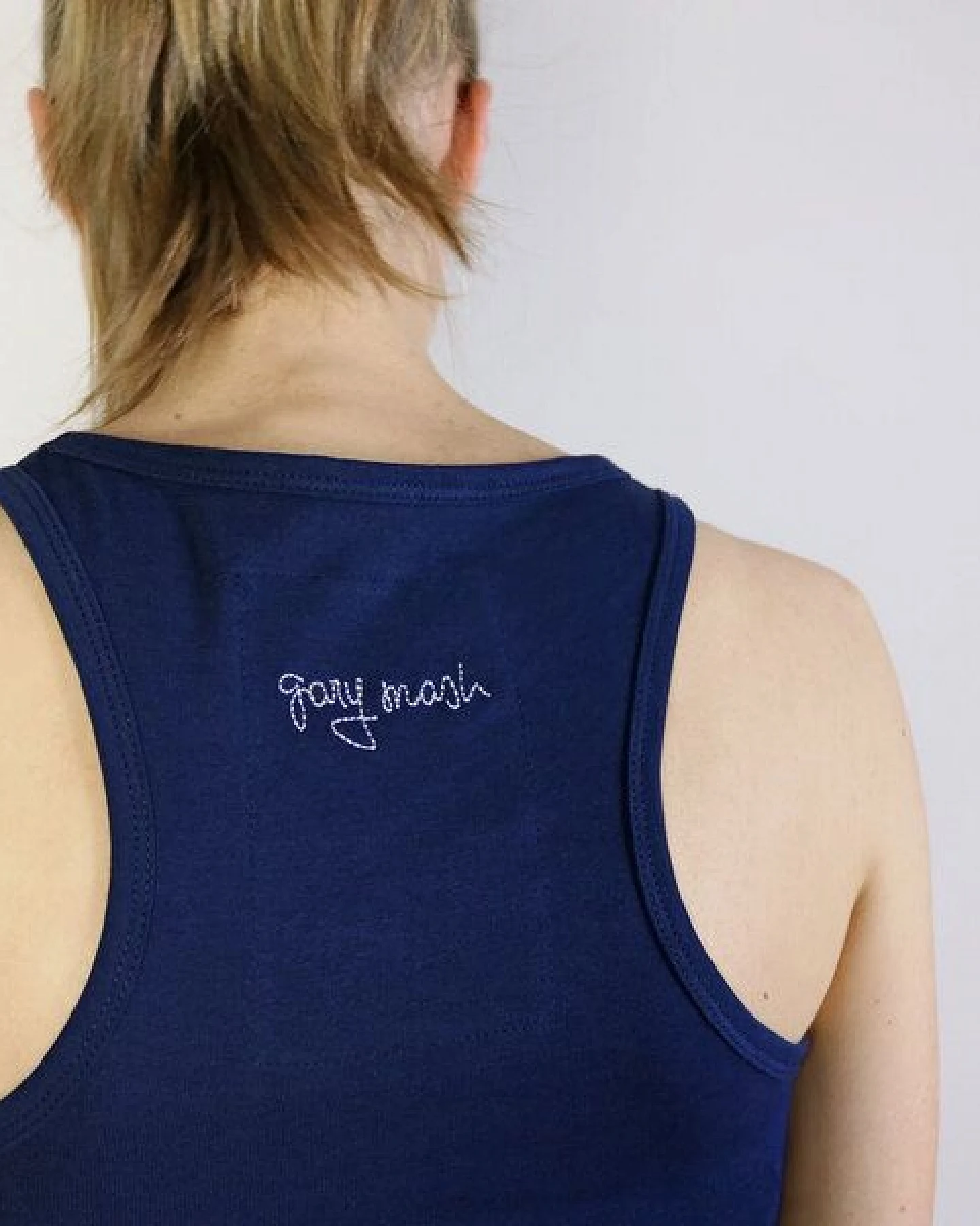 GARY MASH Navy Tanktop Basic – Ansicht 2