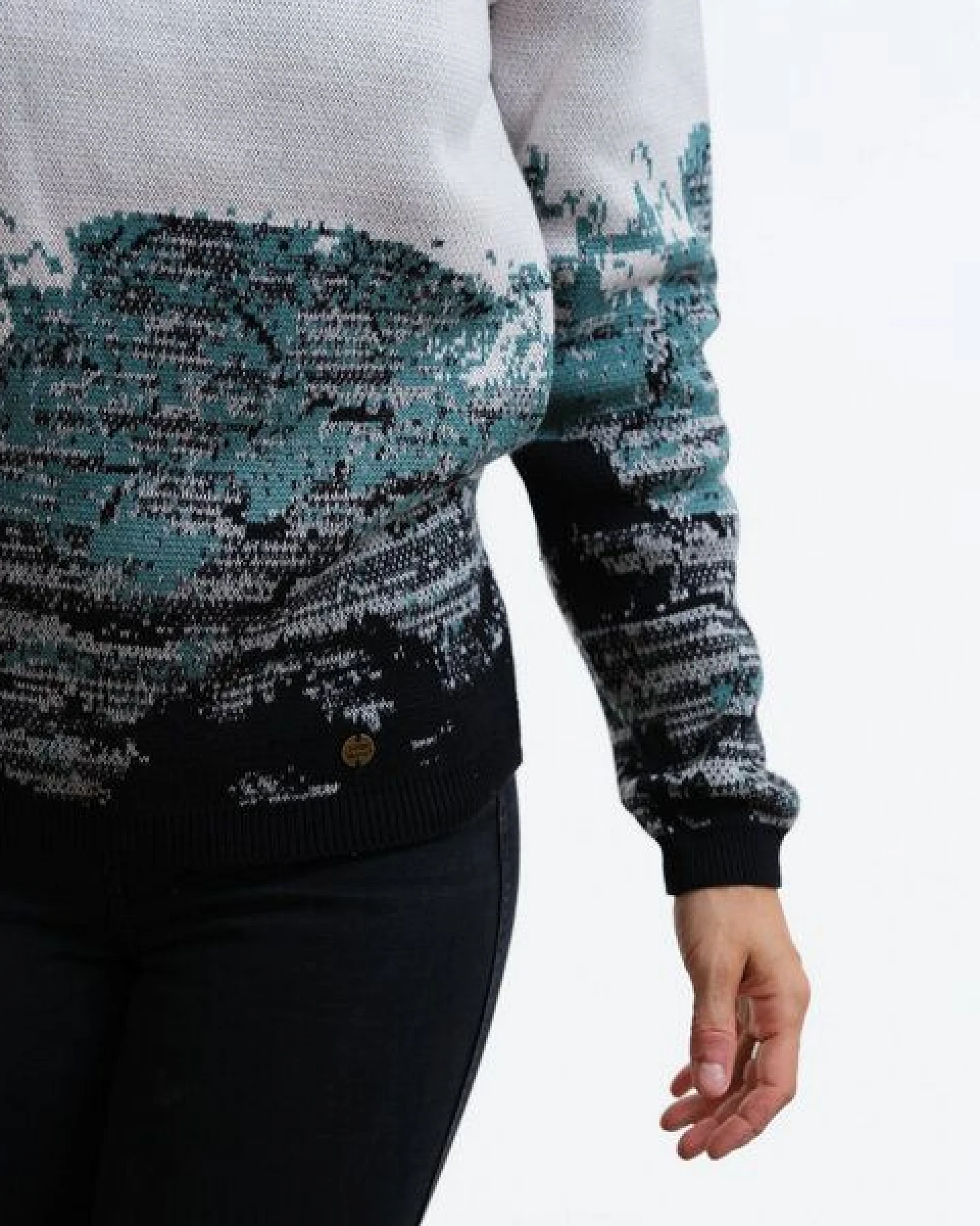 GARY MASH Pullover Lamona aus feinem Jacquardstrick – Ansicht 4