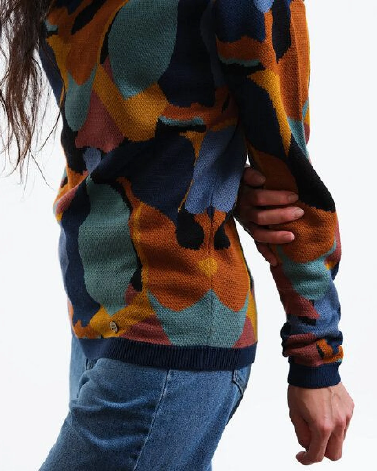 GARY MASH Pullover Lamona aus feinem Jacquardstrick – Ansicht 4