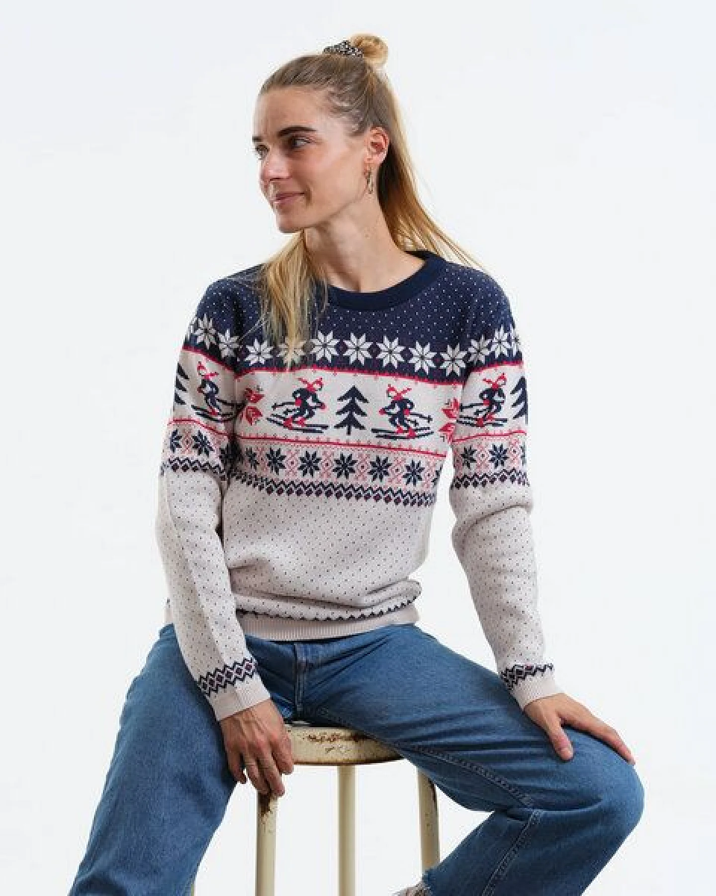 GARY MASH Pullover Lamona aus feinem Jacquardstrick – Ansicht 2