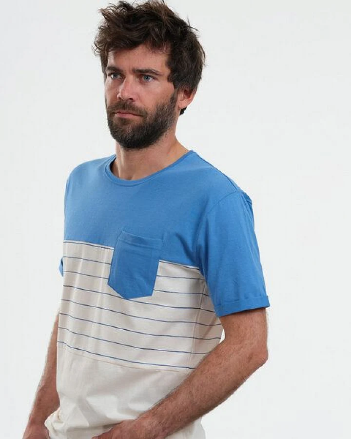 GARY MASH T-Shirt Miami mit Streifen aus Bio-Baumwolle