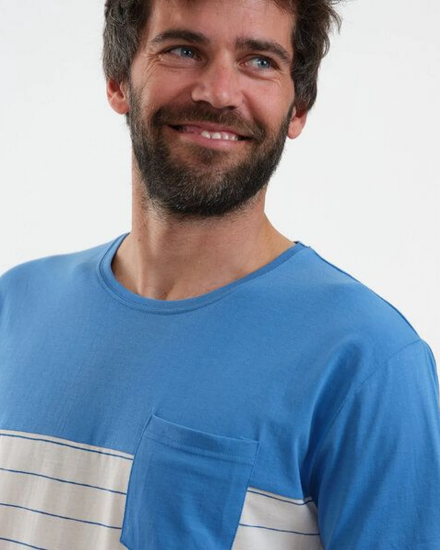 GARY MASH T-Shirt Miami mit Streifen aus Bio-Baumwolle – Ansicht 4