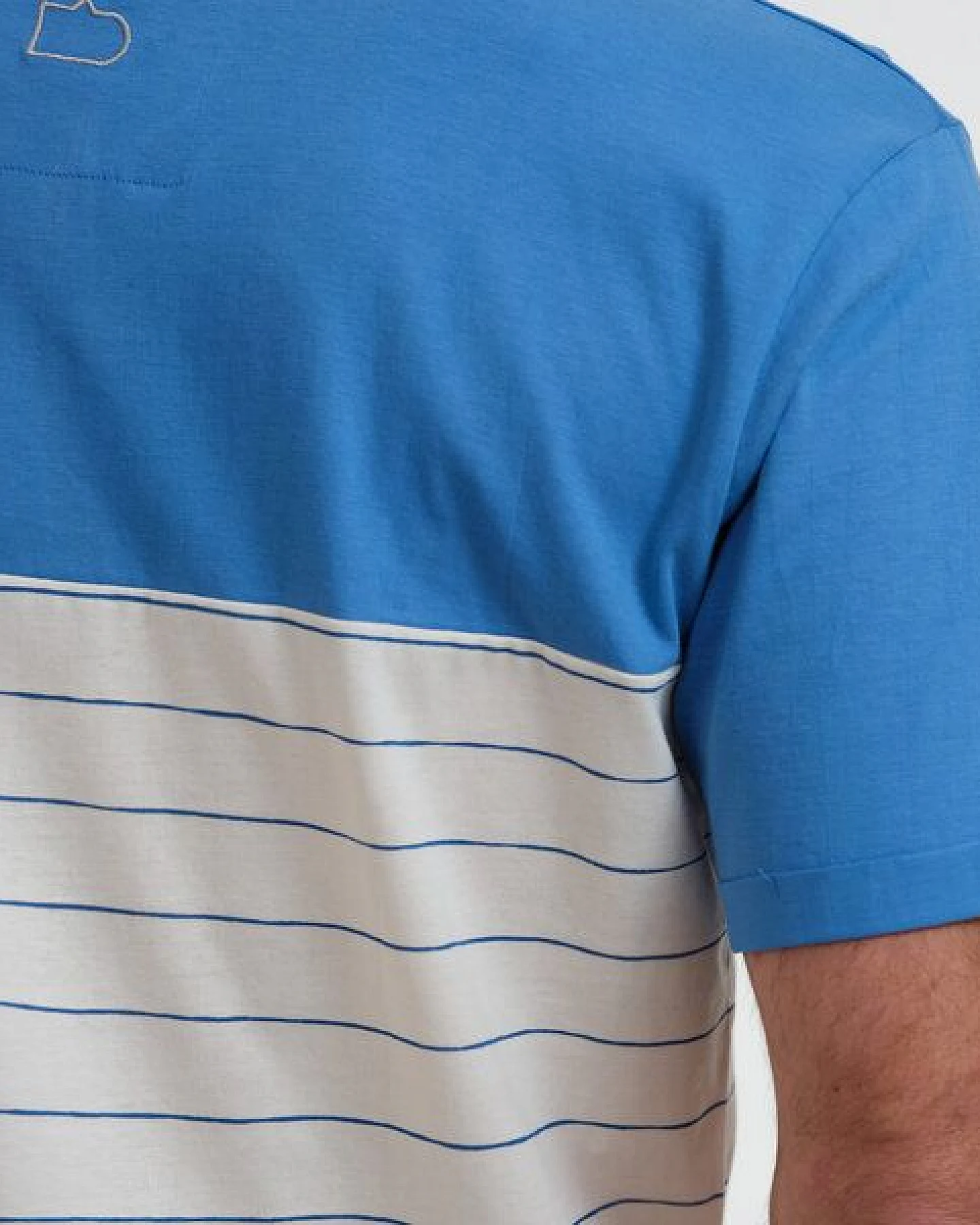 GARY MASH T-Shirt Miami mit Streifen aus Bio-Baumwolle – Ansicht 3