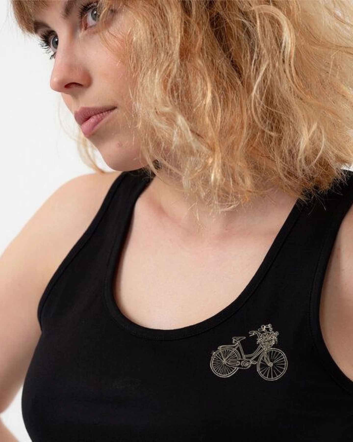 GARY MASH Tanktop Alex Kleines Fahrrad aus Biobaumwolle – Ansicht 3