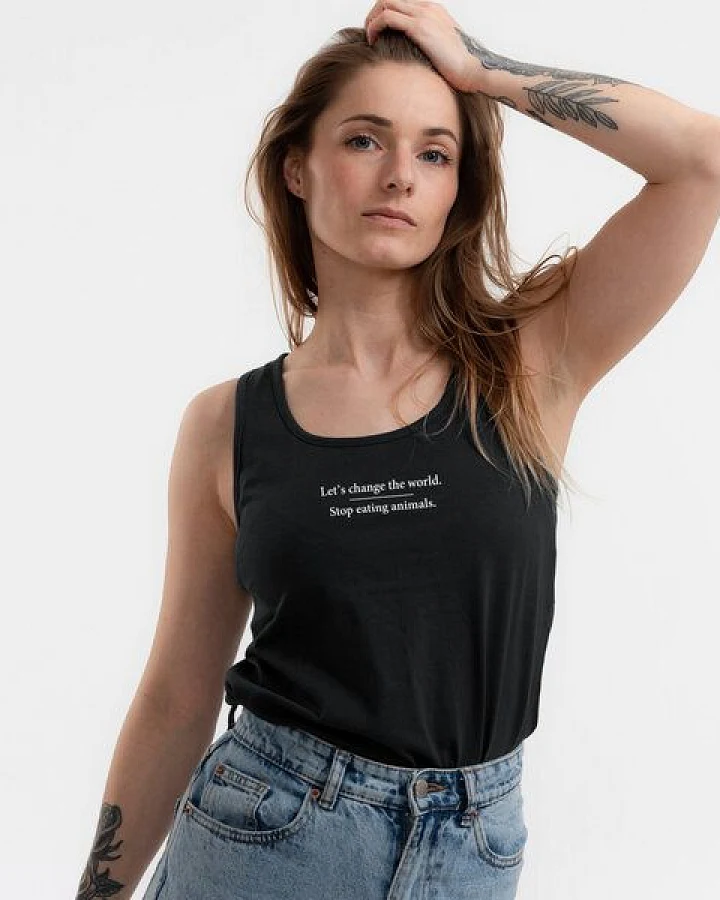 GARY MASH Tanktop Alex Let’s change the world aus Bio-Baumwolle
