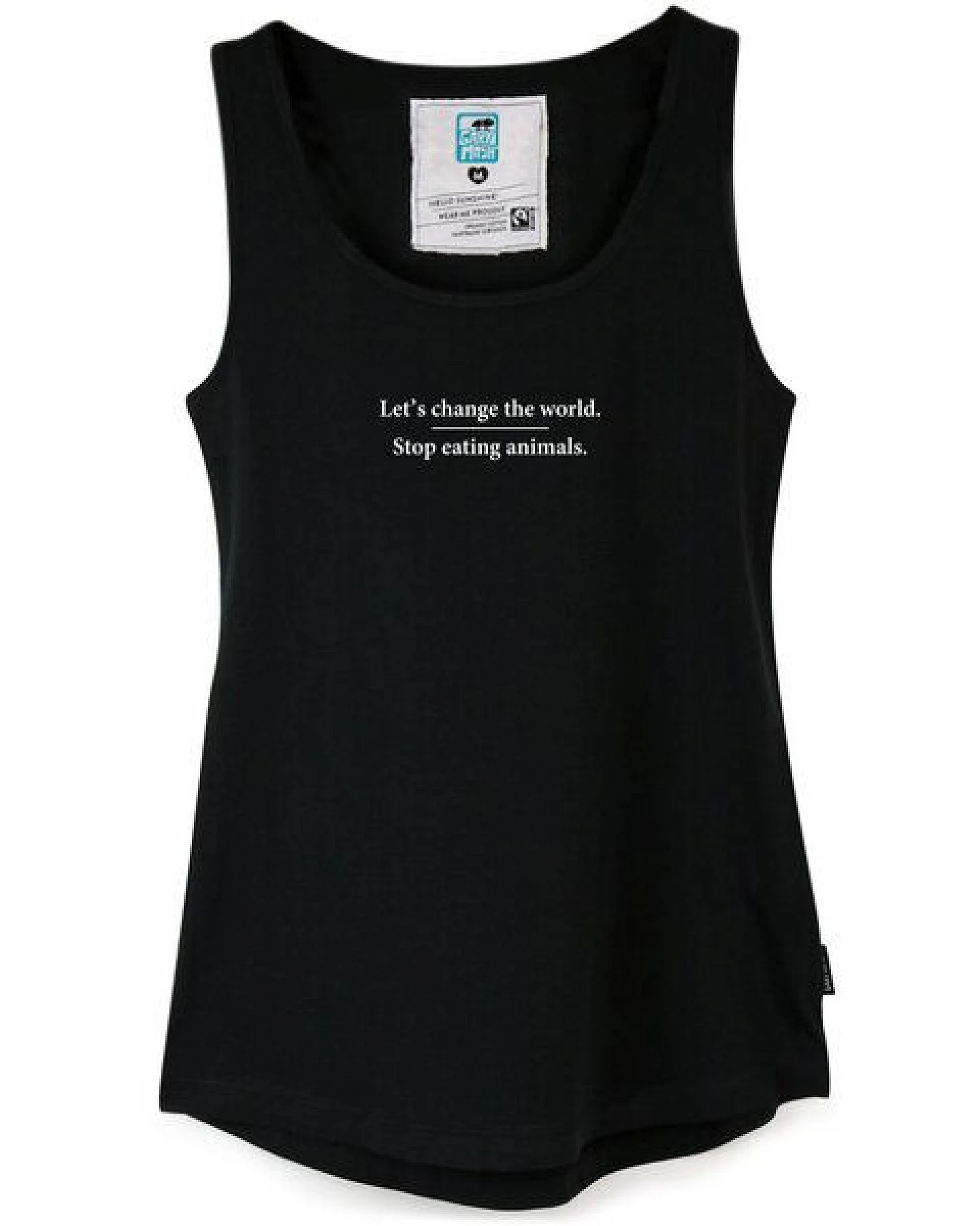 GARY MASH Tanktop Alex Let’s change the world aus Bio-Baumwolle – Ansicht 3