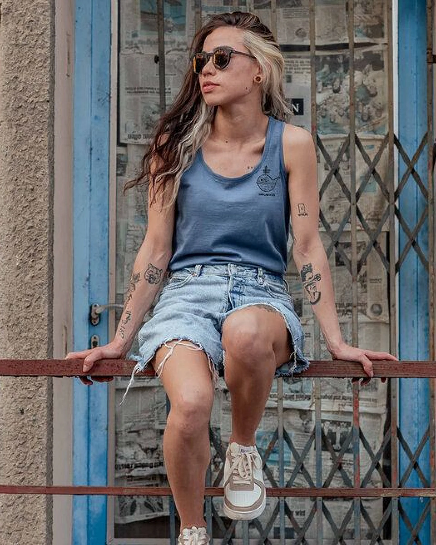 GARY MASH Tanktop Alex Mini Walnuss aus Biobaumwolle – Ansicht 2