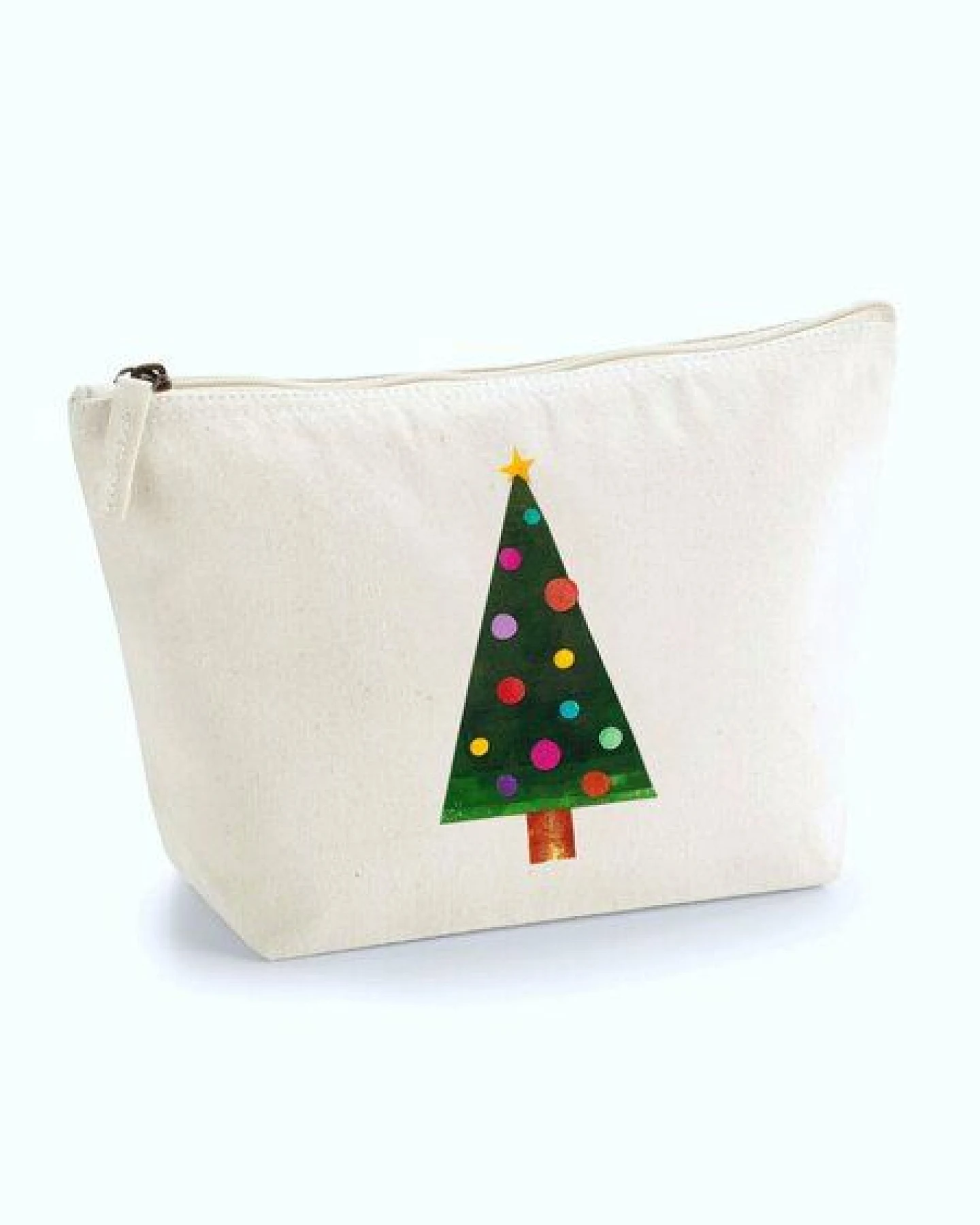 MELAdi Accessoire-Tasche aus Biobaumwolle - Größe L Weihnachtsbaum – Ansicht 3