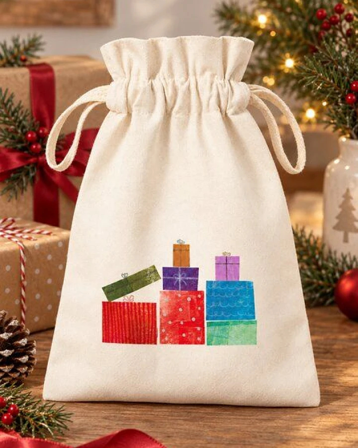 MELAdi Geschenkbeutel aus Biobaumwolle - Größe S Geschenke