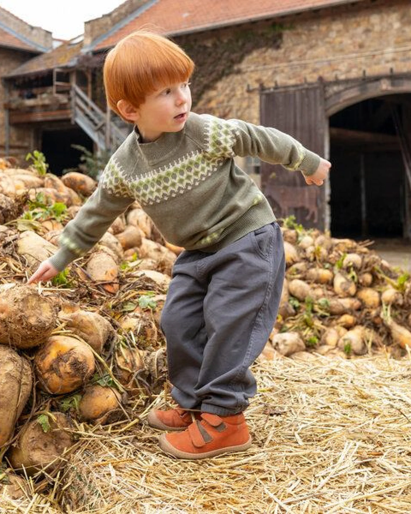 Sense Organics & friends in cooperation with GARY MASH Gefütterte Kinderhose aus aus Biobaumwolle – Ansicht 4