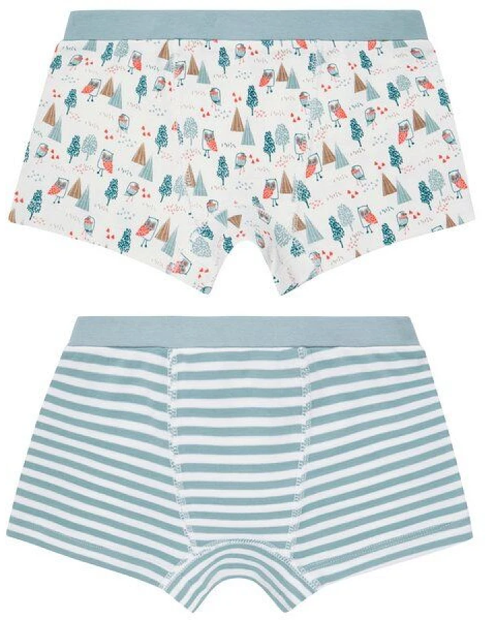Sense Organics & friends in cooperation with GARY MASH Jungen Boxershorts Doppelpack, Bäume