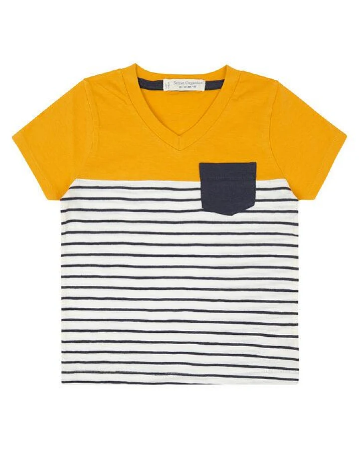 Sense Organics & friends in cooperation with GARY MASH Kinder T-Shirt mit V-Auschnitt