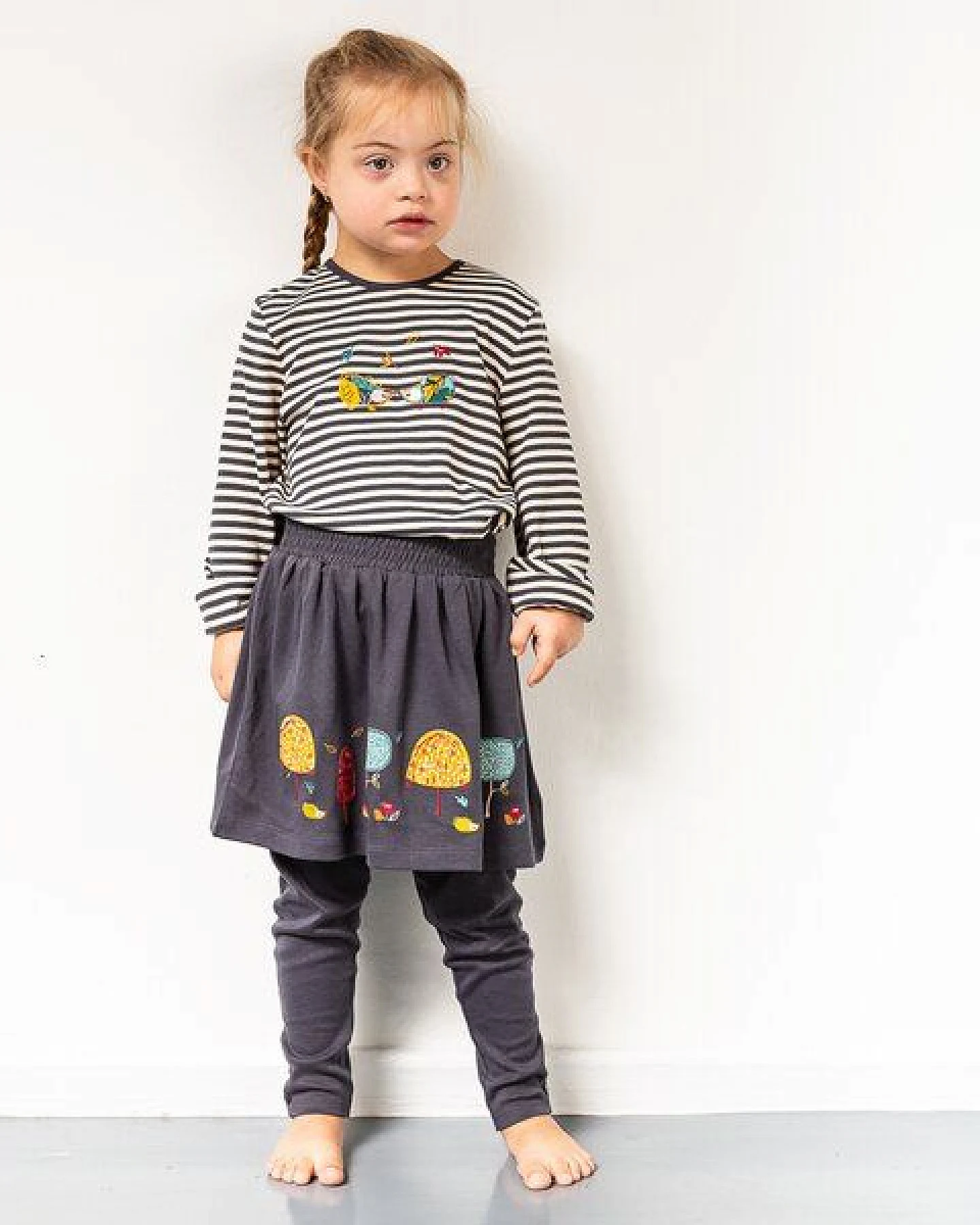 Sense Organics & friends in cooperation with GARY MASH Geringeltes Langarmshirt mit Igeln – Ansicht 2