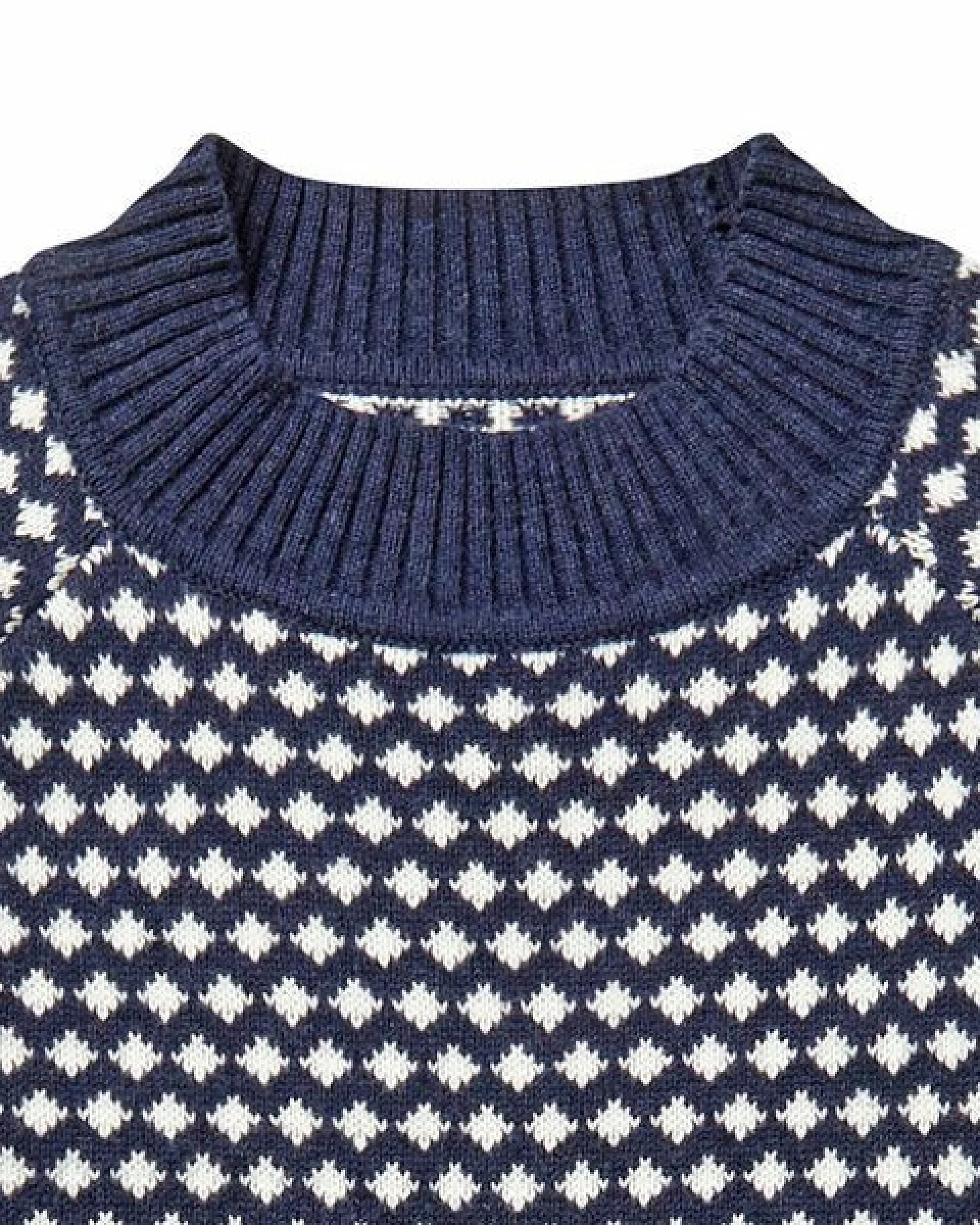 Sense Organics & friends in cooperation with GARY MASH Strickpullover mit Rautenmuster – Ansicht 2