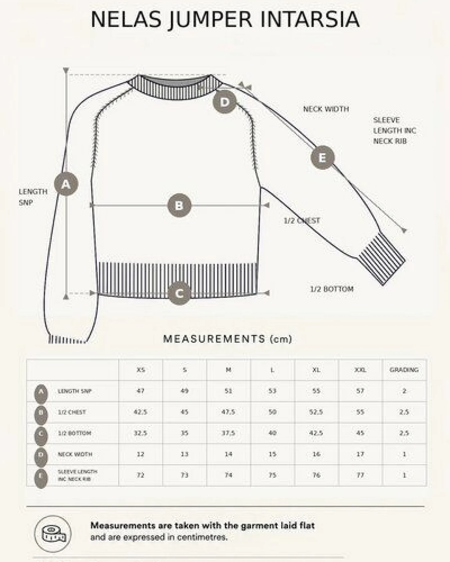Suite 13 Lab Nelas Baumwoll-Pulli mit asymmetrischen Streifen – Ansicht 2