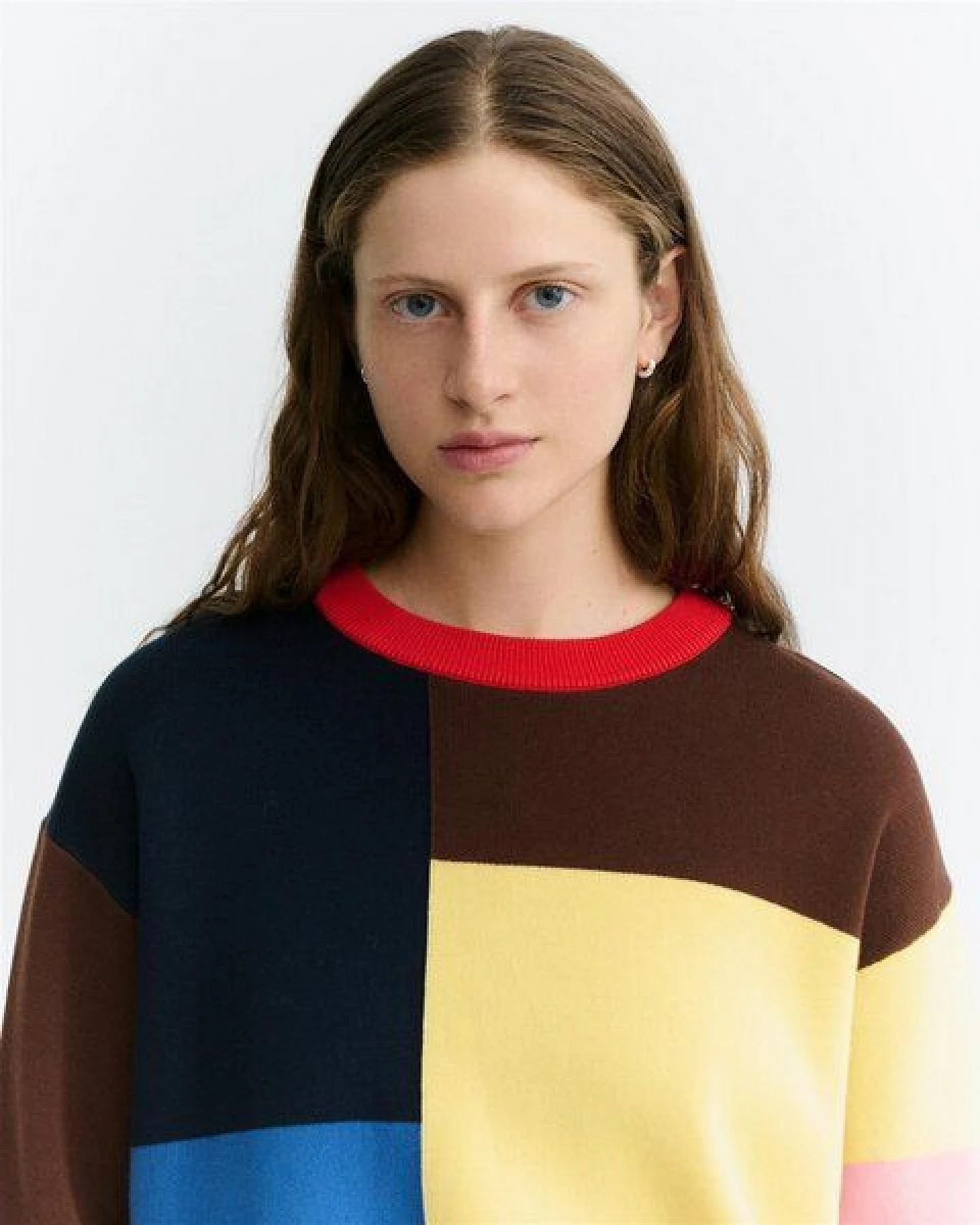 thinking mu Color-Block Strickpullover aus Bio-Baumwolle Modell: Petra – Ansicht 3