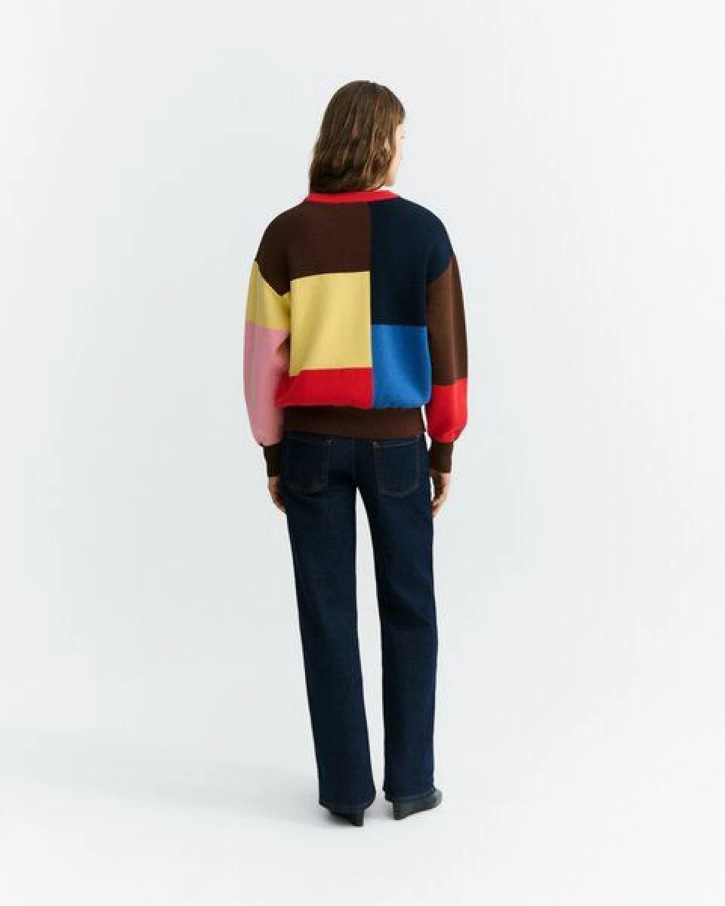 thinking mu Color-Block Strickpullover aus Bio-Baumwolle Modell: Petra – Ansicht 4
