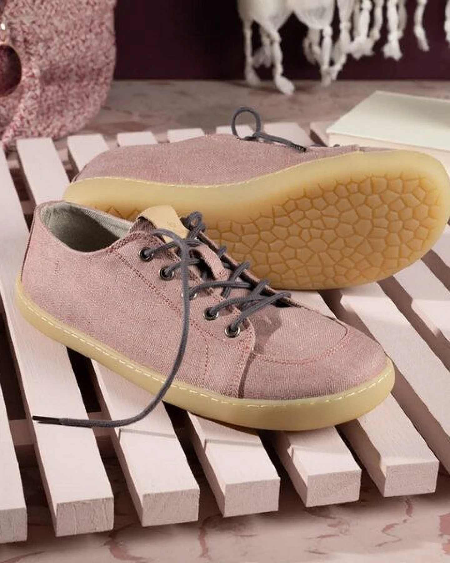 nahtur-design Barfuß-Sneaker Sommer aus Bioleinen – Ansicht 3