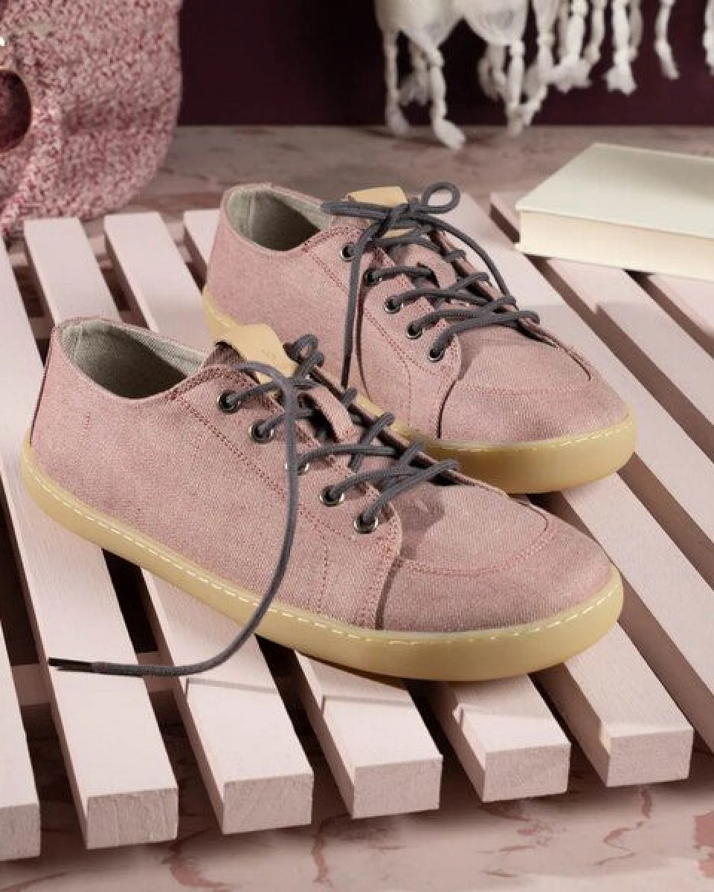 nahtur-design Barfuß-Sneaker Sommer aus Bioleinen – Ansicht 3