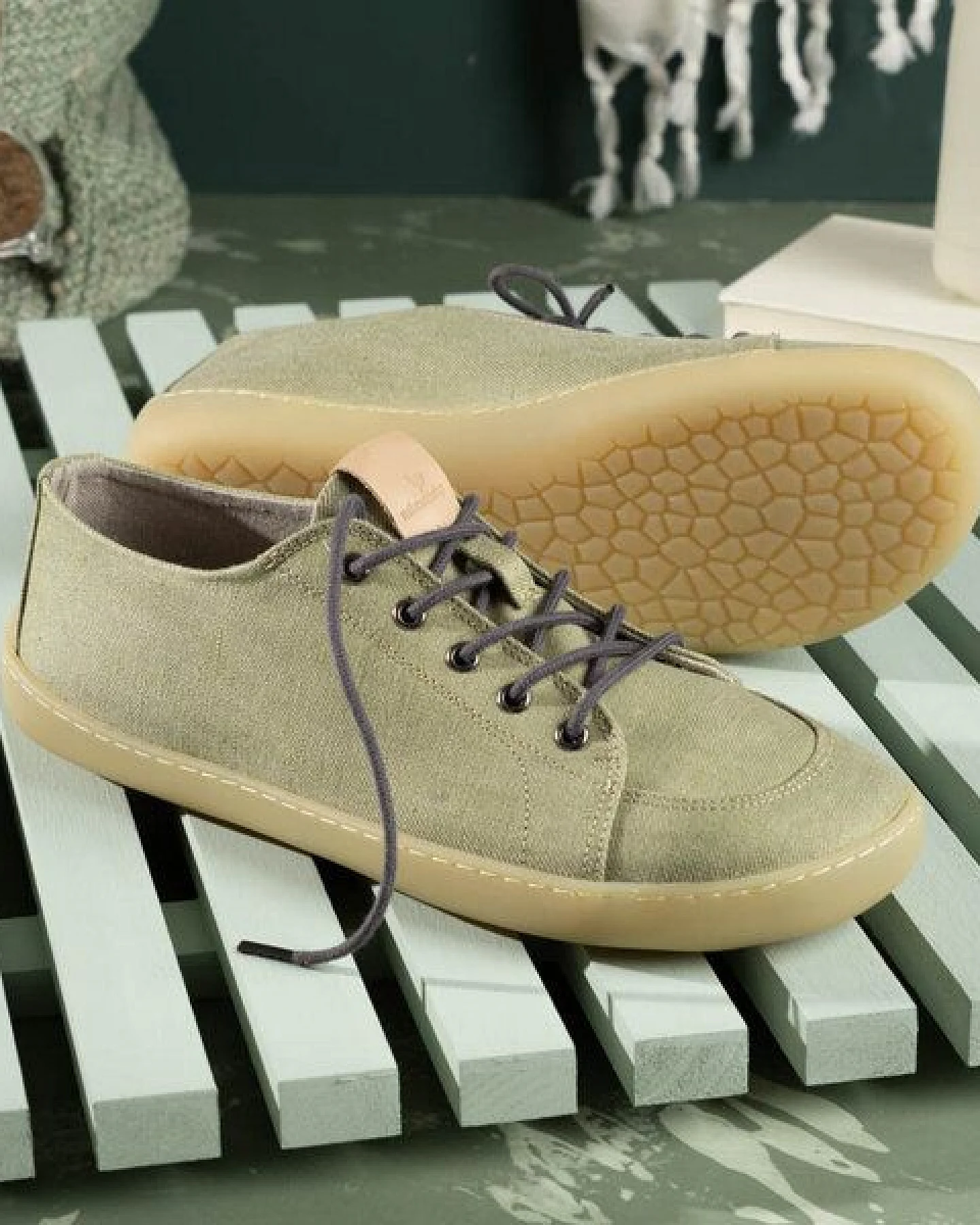 nahtur-design Barfuß-Sneaker Sommer aus Bioleinen – Ansicht 3