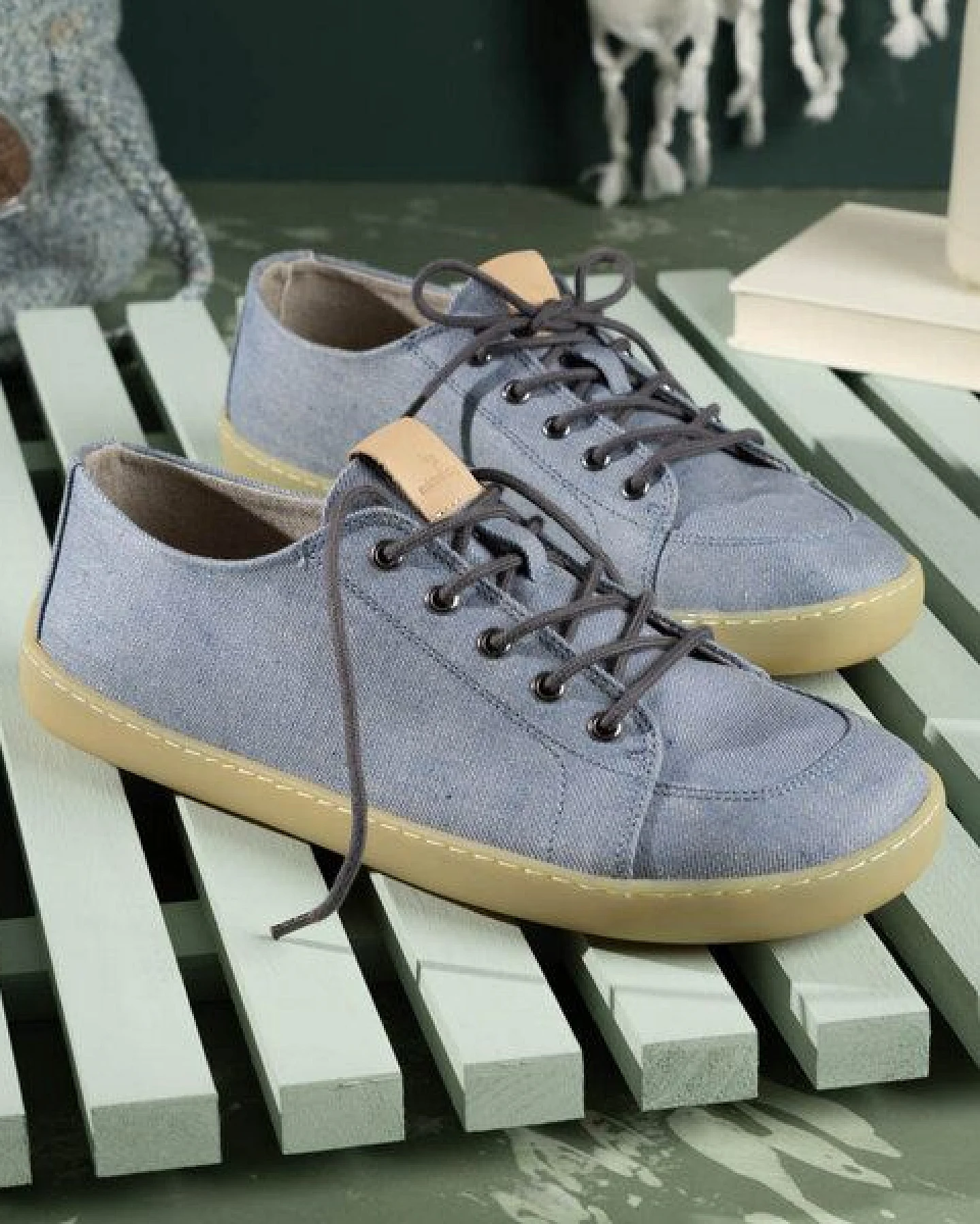 nahtur-design Barfuß-Sneaker Sommer aus Bioleinen – Ansicht 3