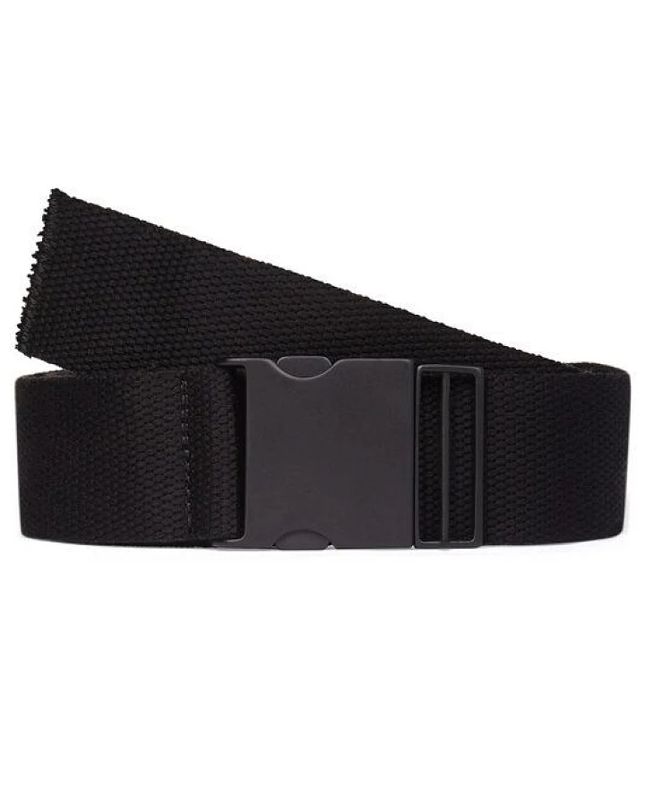 Will's Vegan Shop 4cm Tencel & Metall-Clip-Gürtel