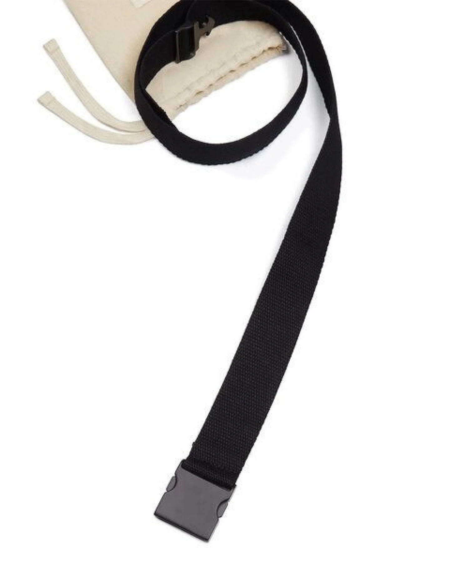Will's Vegan Shop 4cm Tencel & Metall-Clip-Gürtel – Ansicht 2