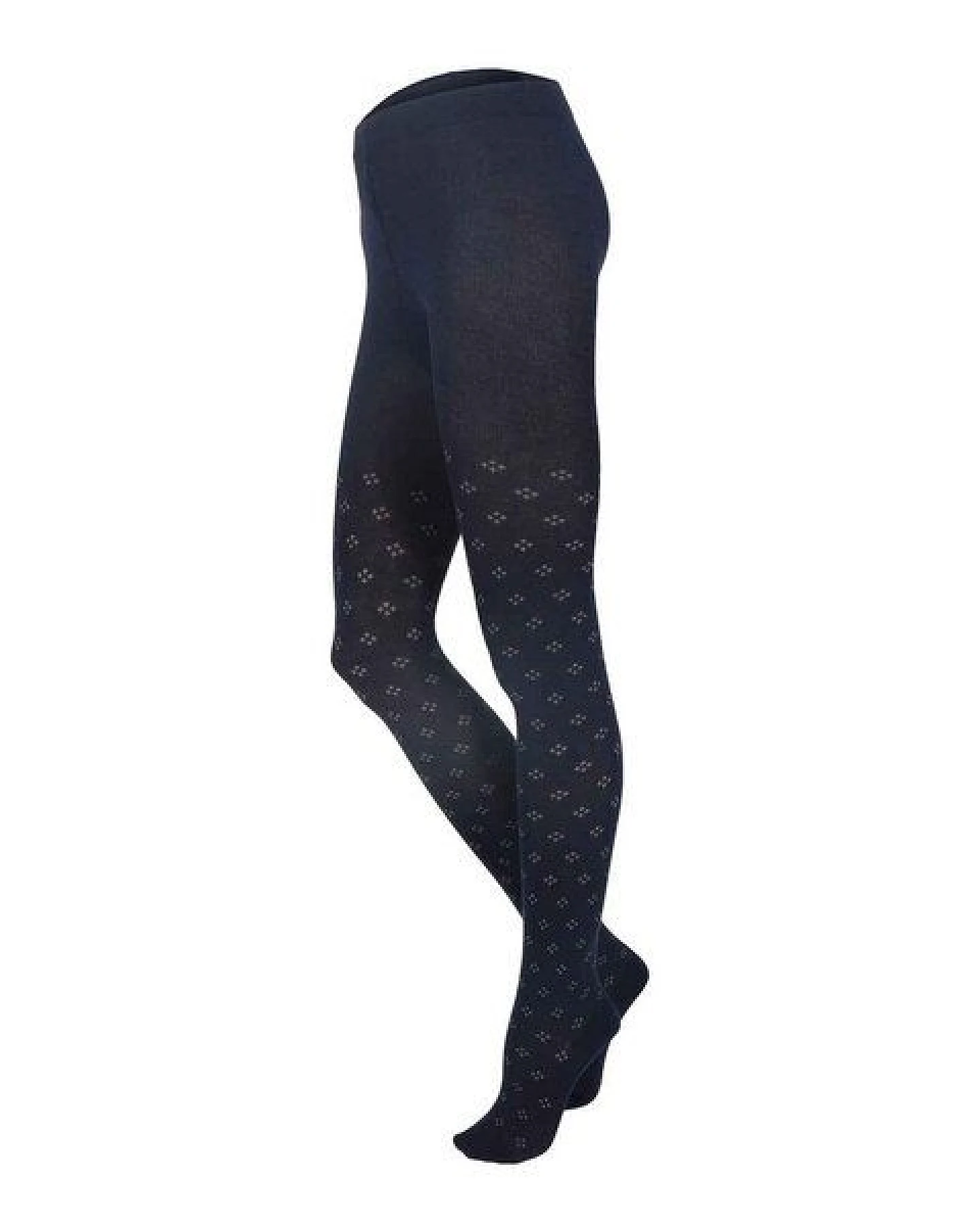 Grödo Damen Strumpfhose Rhombenmuster Baumwolle (Bio) mit Elasthan – Ansicht 4