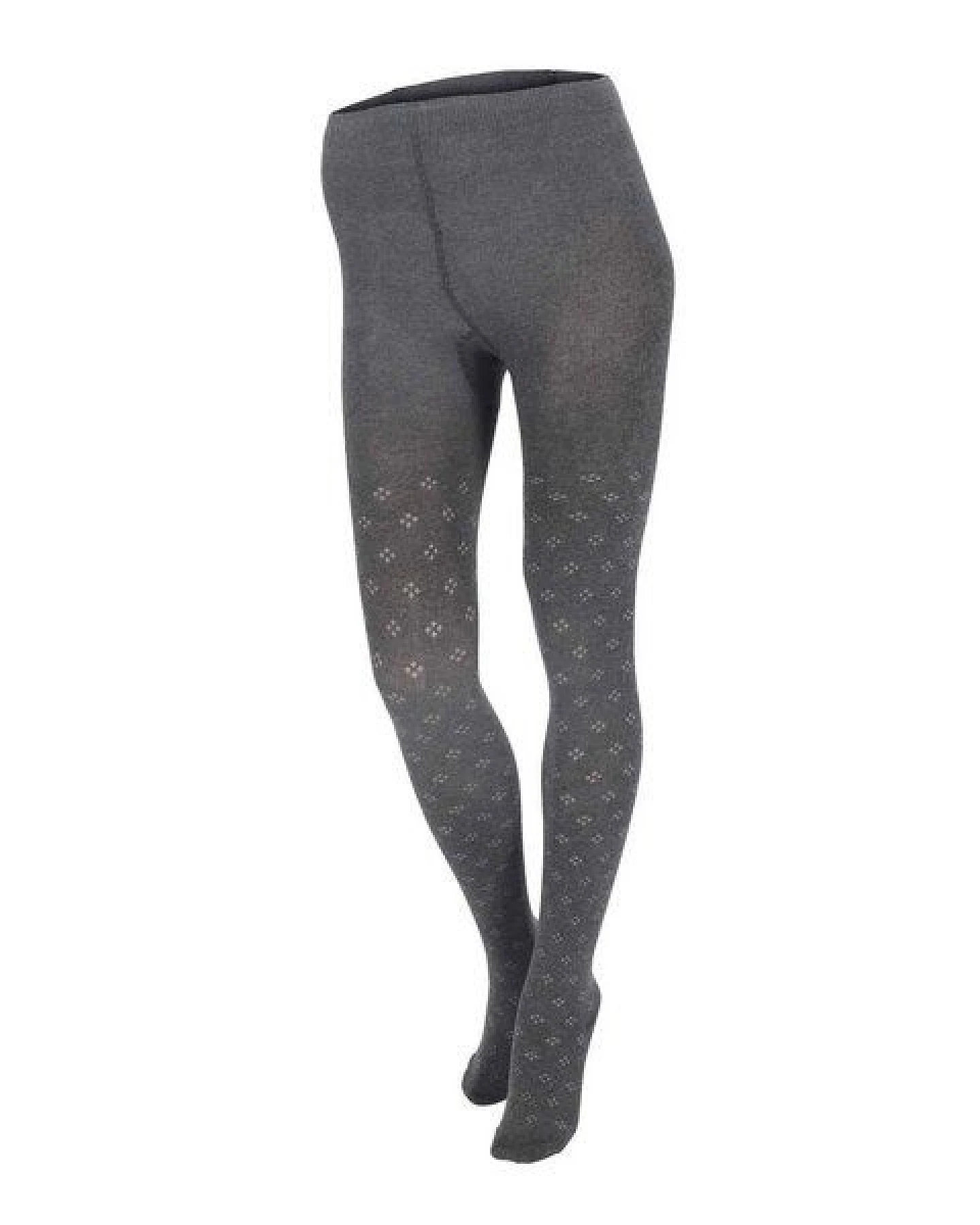 Grödo Damen Strumpfhose Rhombenmuster Baumwolle (Bio) mit Elasthan – Ansicht 2