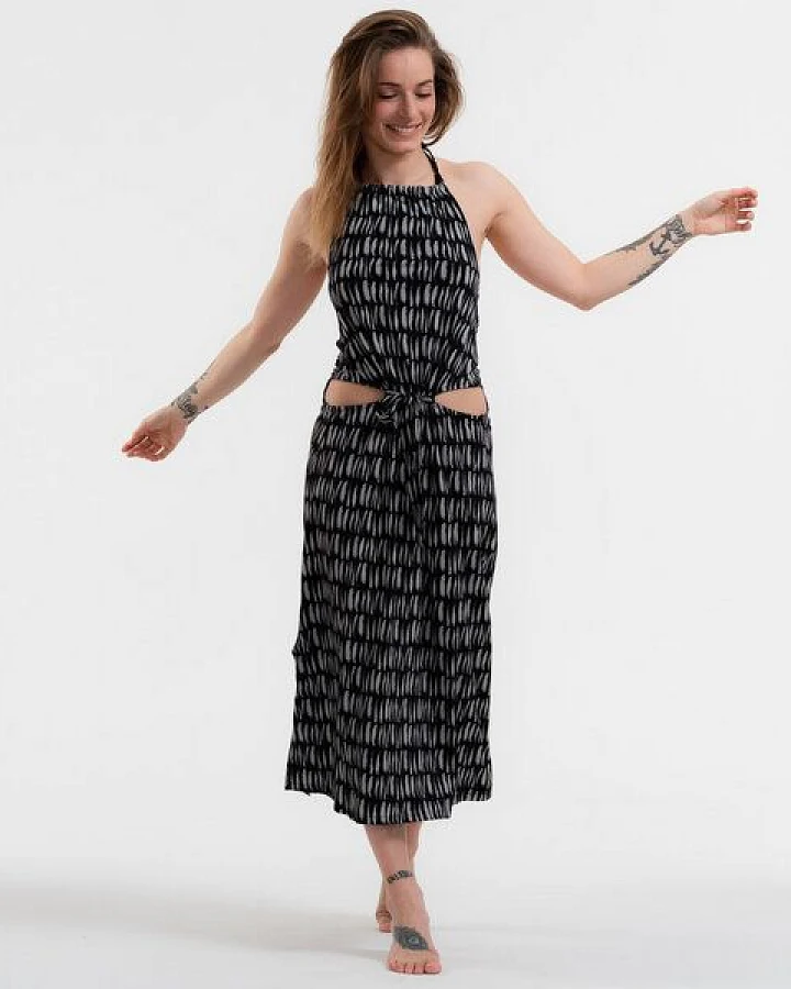GARY MASH Midikleid Letitia Strokes aus Biobaumwolle