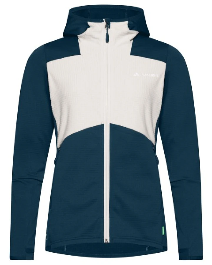 Vaude - Women's Monviso Hooded Grid Fleece Jacket - Fleecejacke Gr 36 blau
