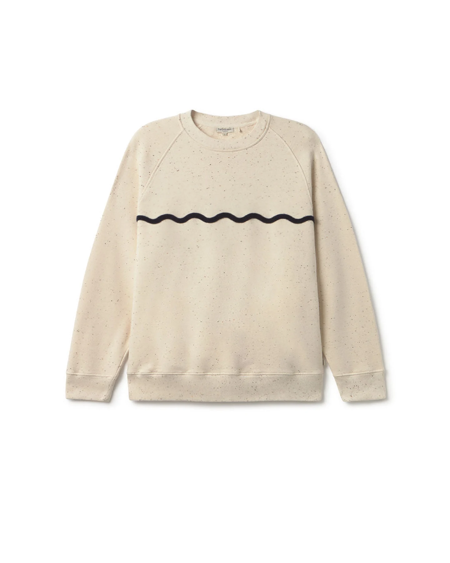TWOTHIRDS Herren vegan Sweatshirt Faiava Ecru – Ansicht 2